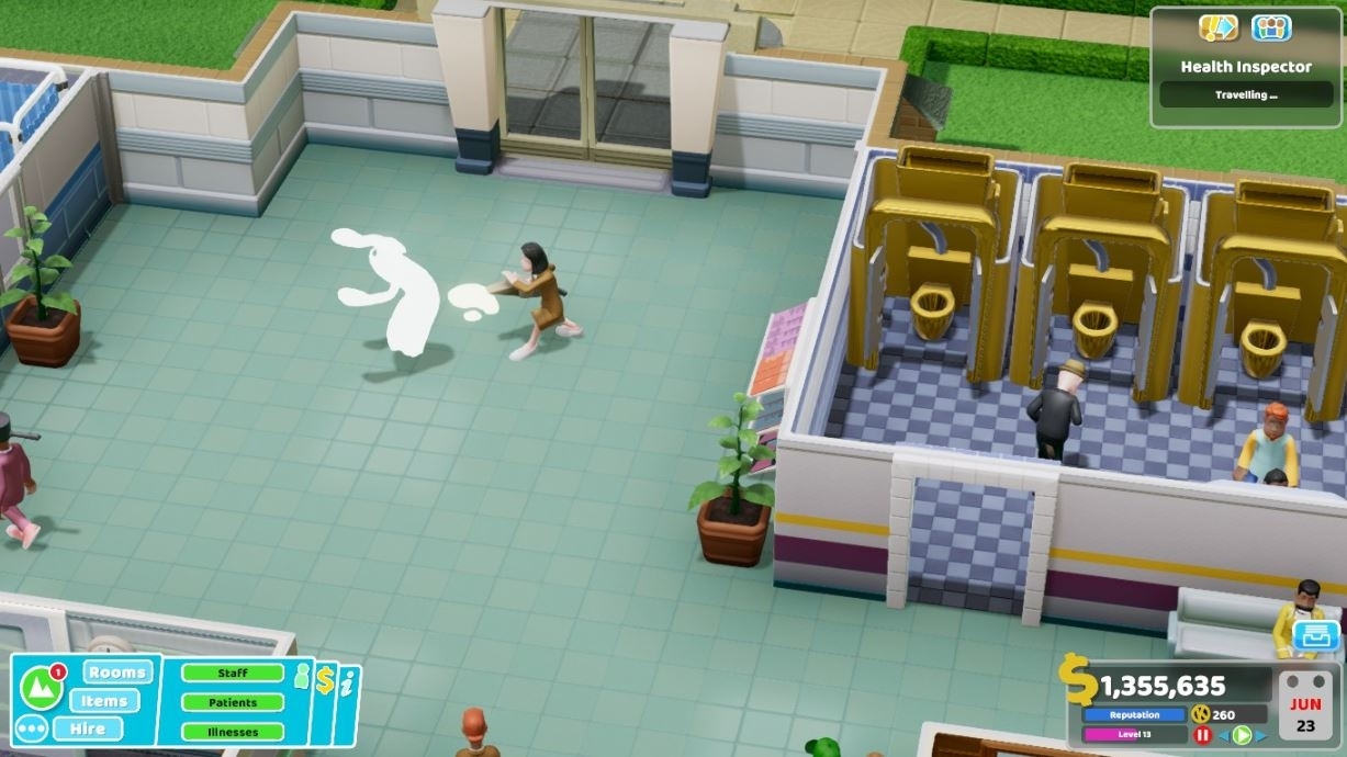 Скриншот из игры Two Point Hospital под номером 2