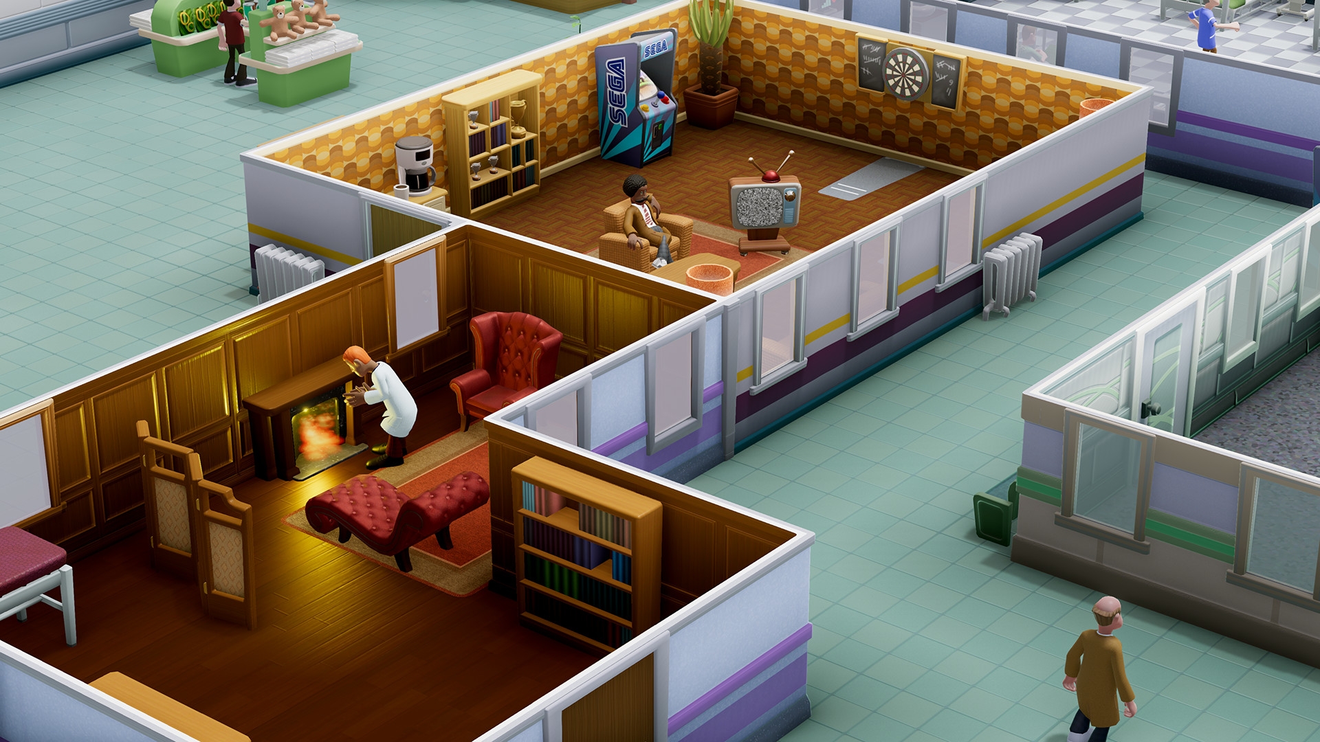 Скриншот из игры Two Point Hospital под номером 7
