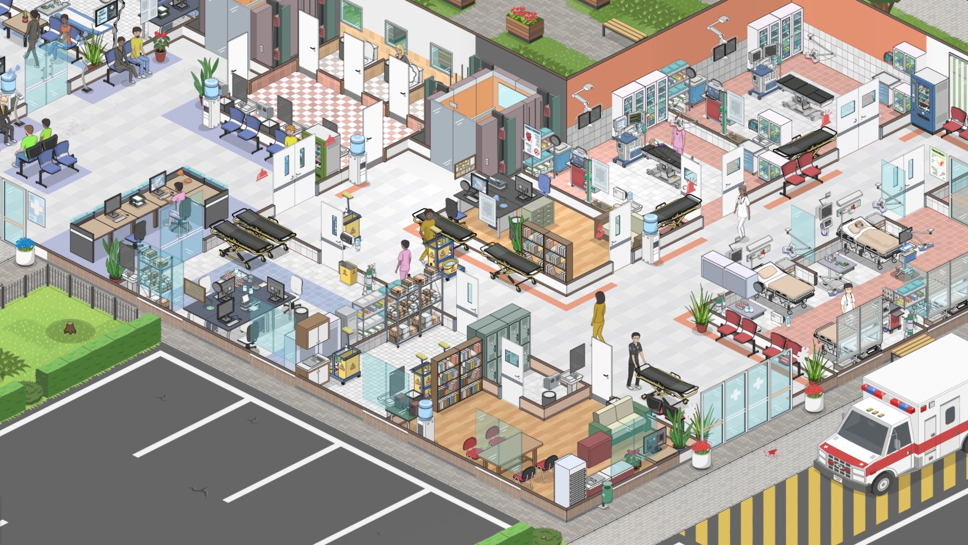 Скриншот из игры Project Hospital под номером 4