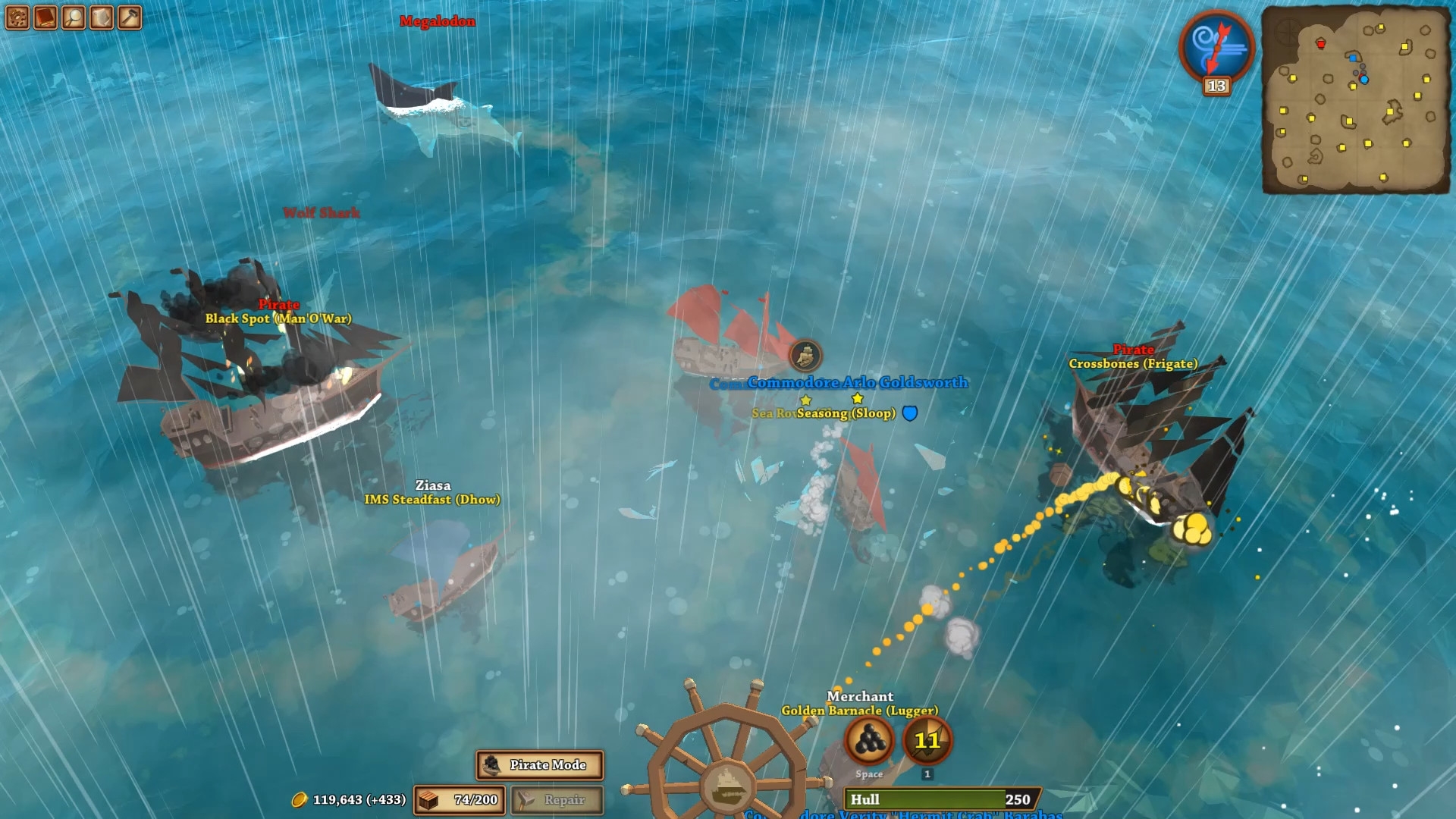 Скриншот из игры Pirates of the Polygon Sea под номером 10
