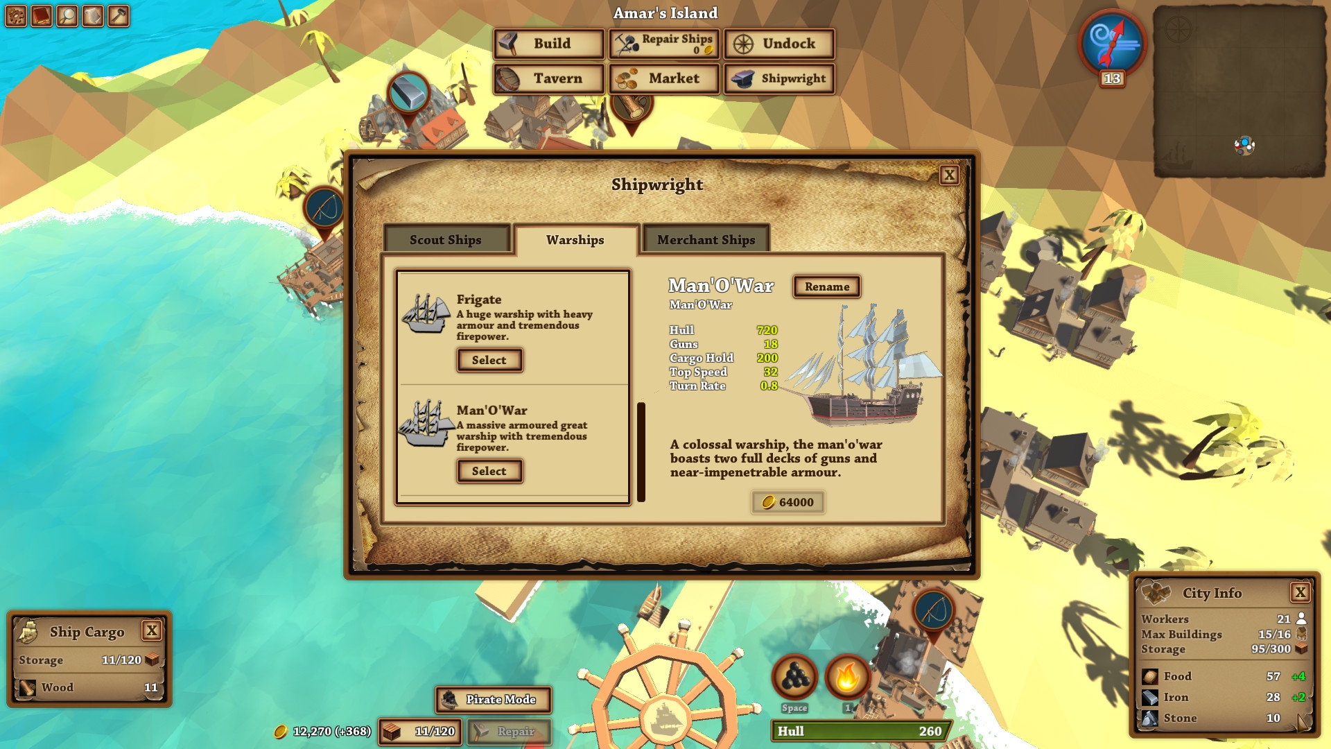 Скриншот из игры Pirates of the Polygon Sea под номером 7
