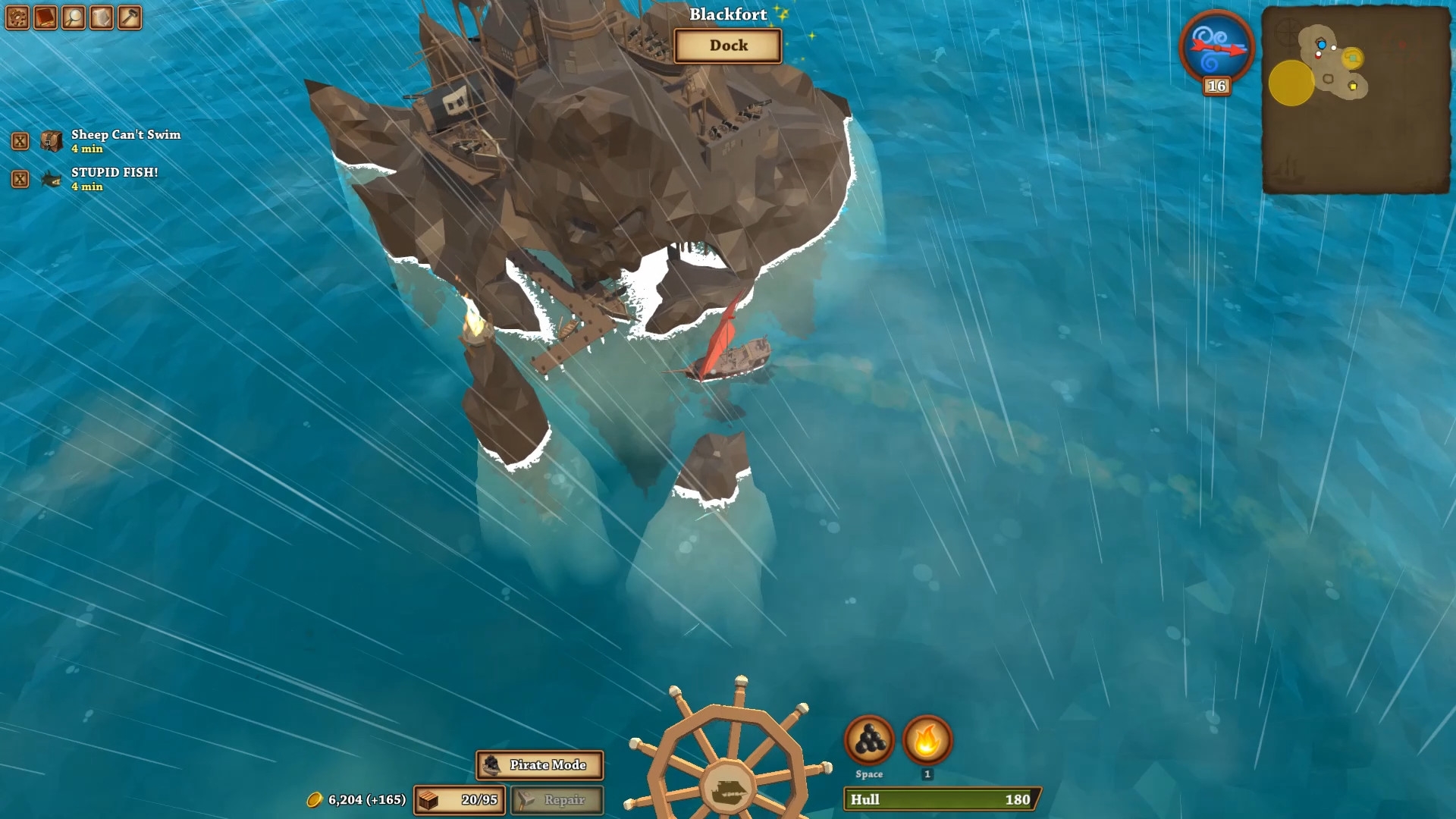Скриншот из игры Pirates of the Polygon Sea под номером 9