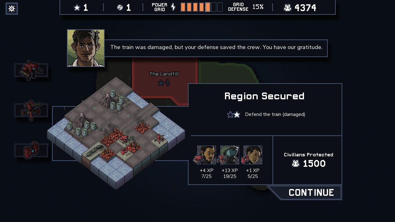 Скриншот из игры Into the Breach под номером 6