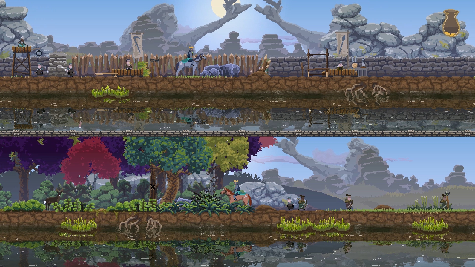 Скриншот из игры Kingdom: Two Crowns под номером 4