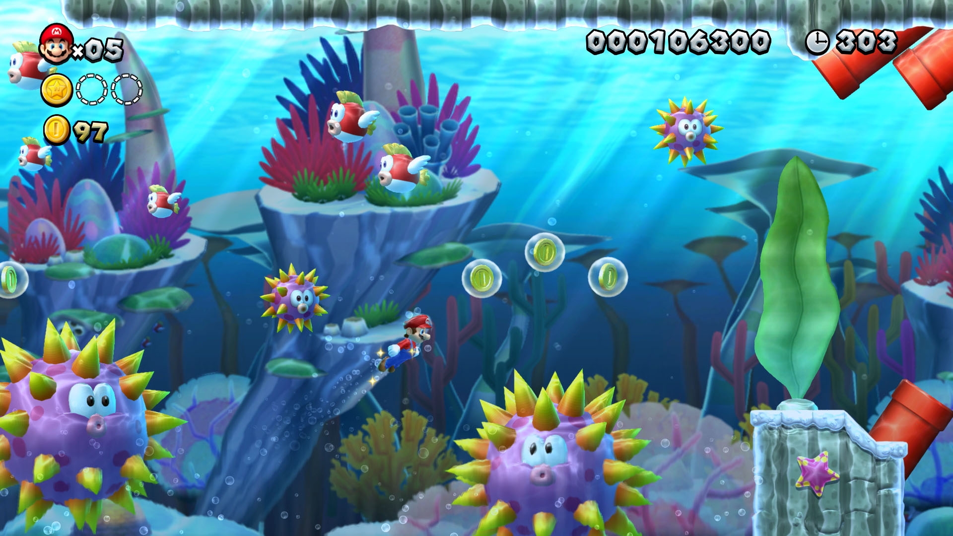 Скриншот из игры New Super Mario Bros. U Deluxe под номером 10