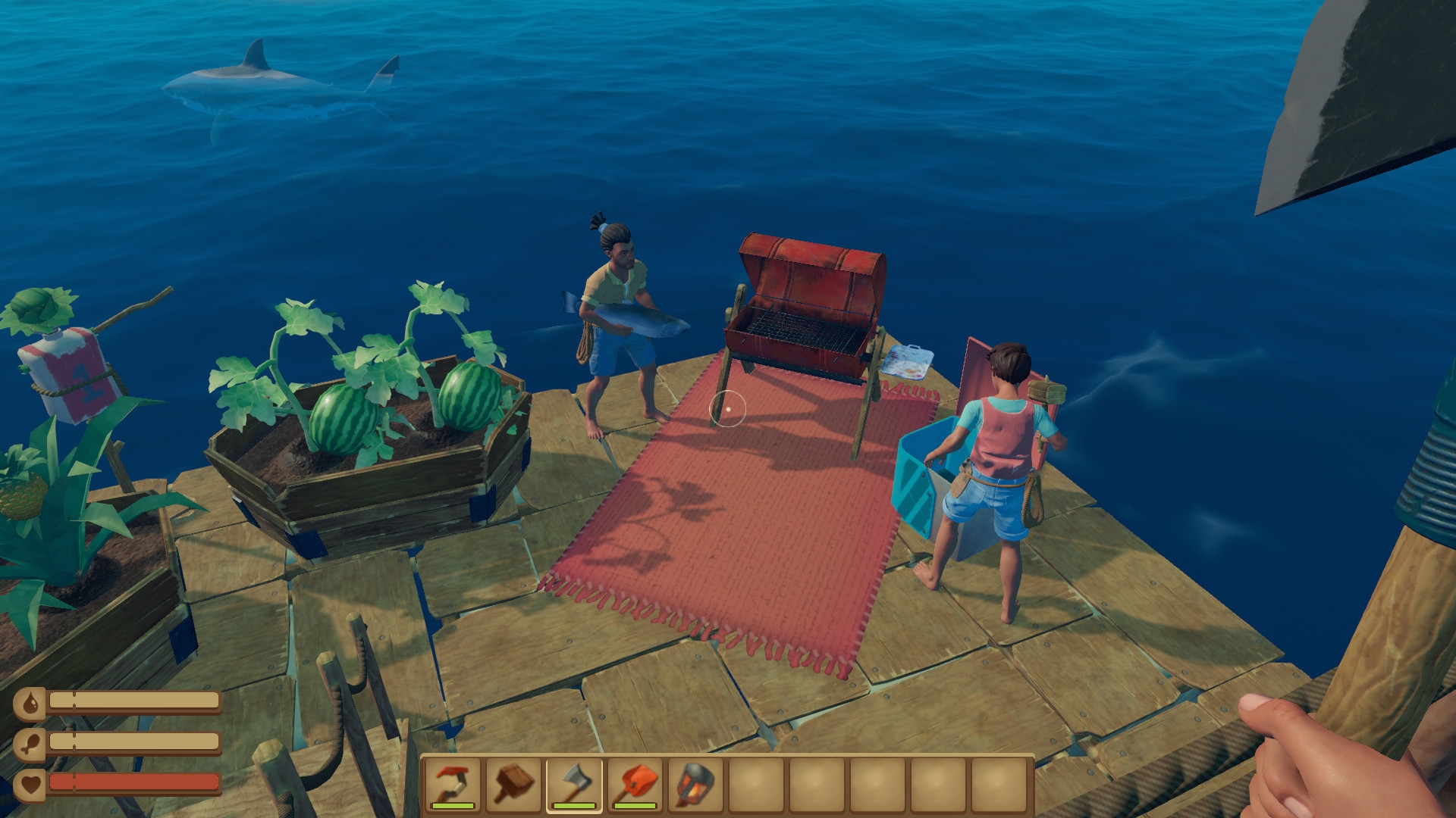 Скриншот из игры Raft под номером 4