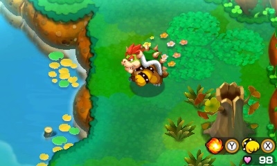 Скриншот из игры Mario & Luigi: Bowser