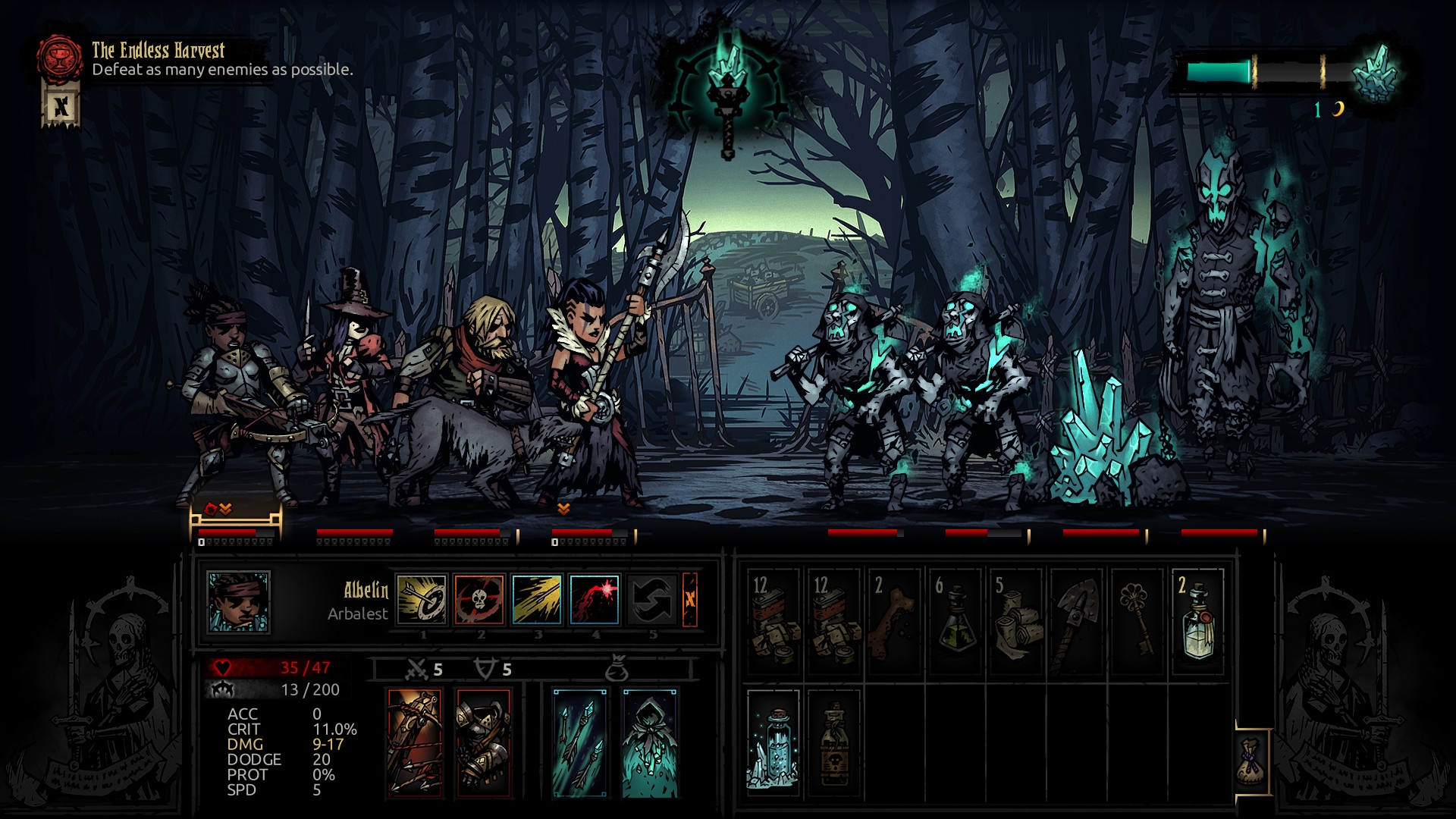 Скриншот из игры Darkest Dungeon: The Color of Madness под номером 12