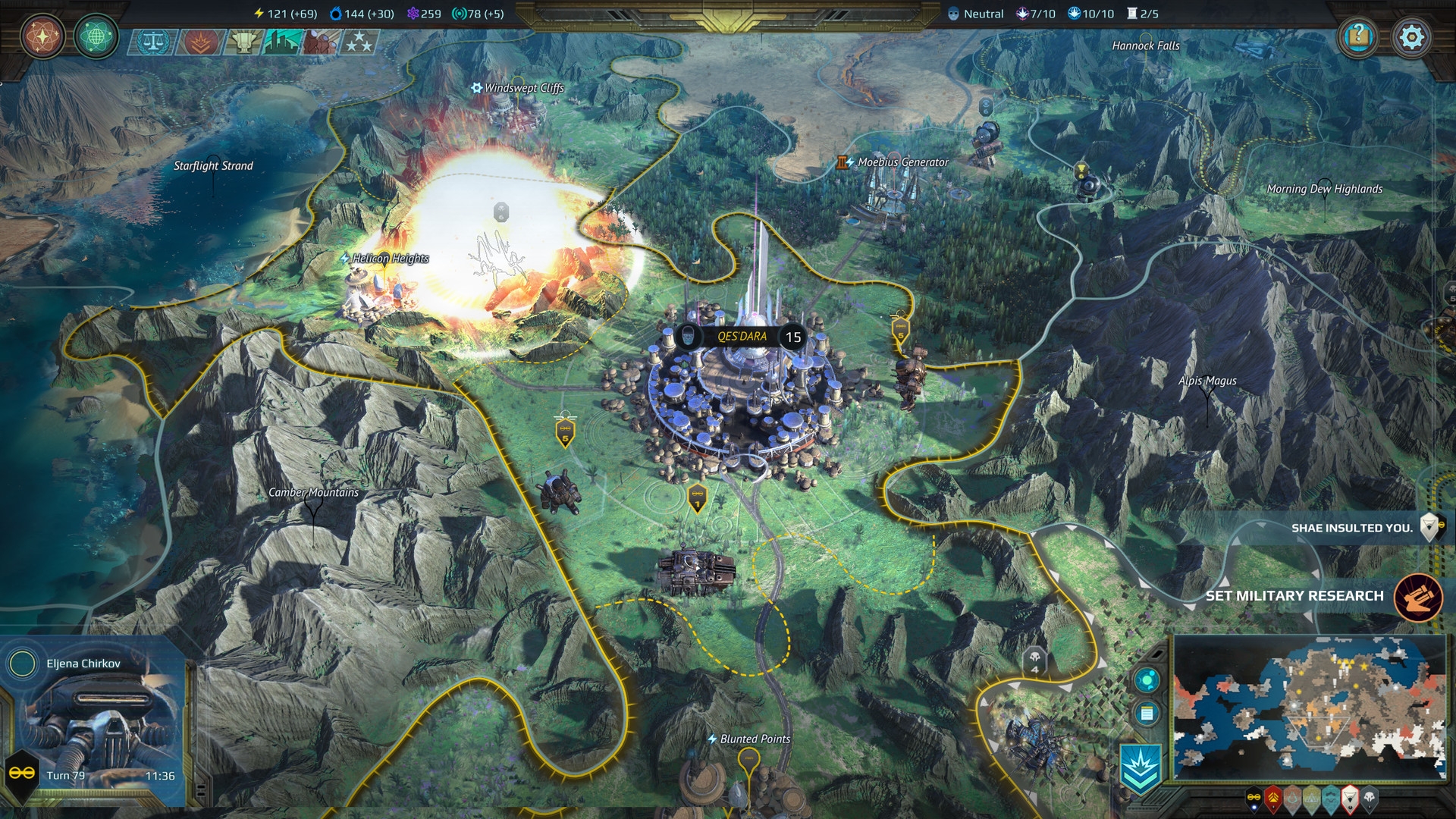 Скриншот из игры Age of Wonders: Planetfall под номером 7