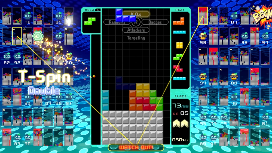 Скриншот из игры Tetris 99 под номером 2