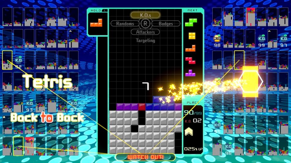 Скриншот из игры Tetris 99 под номером 4