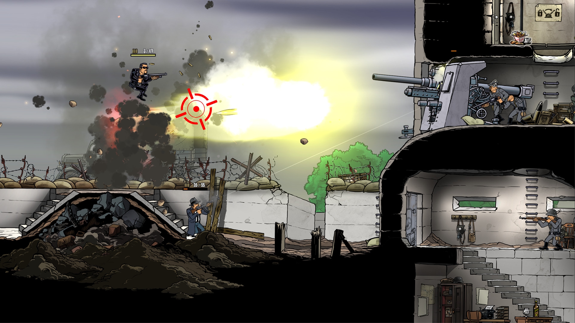 Скриншот из игры Guns, Gore & Cannoli 2 под номером 12