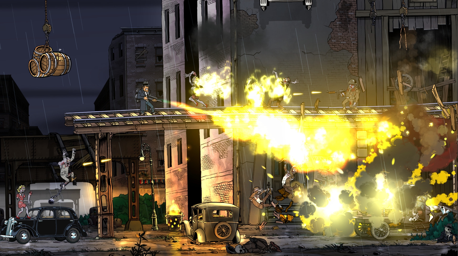 Скриншот из игры Guns, Gore & Cannoli 2 под номером 3