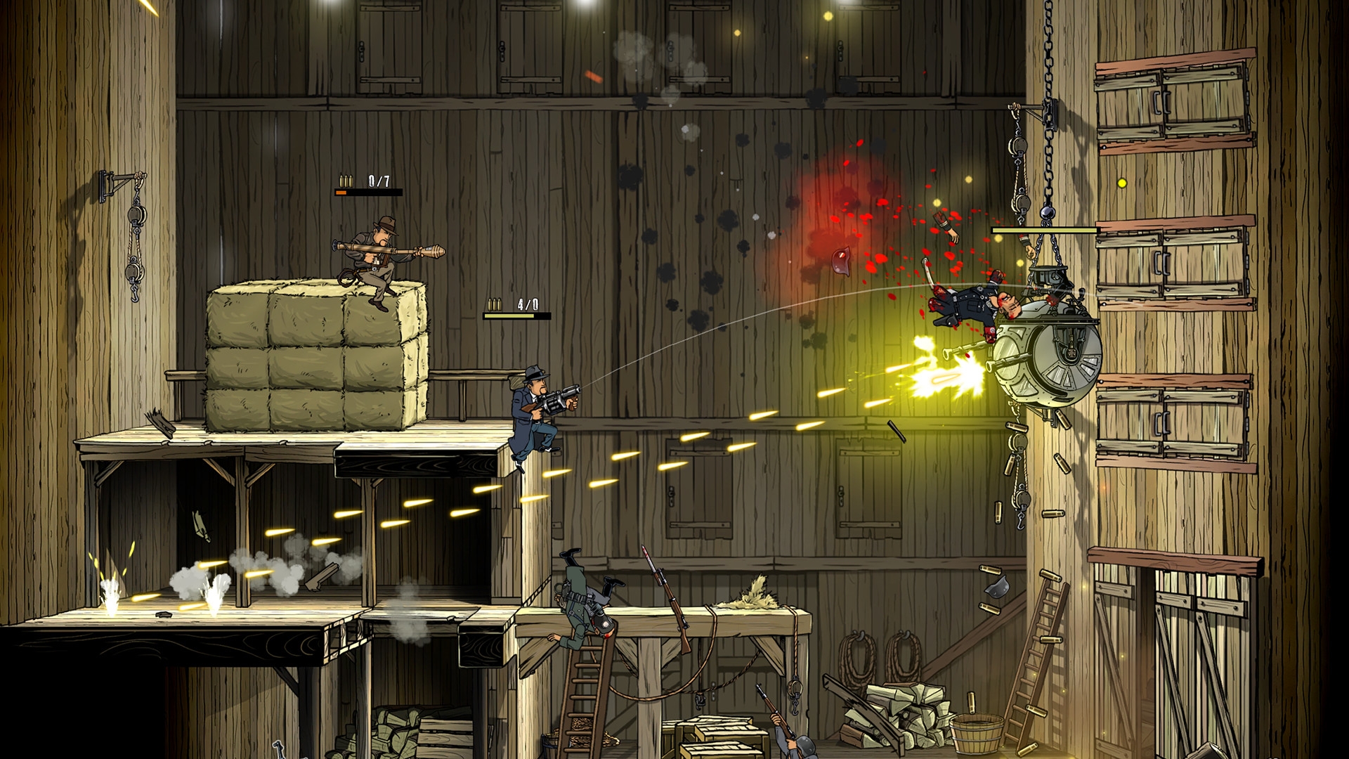 Скриншот из игры Guns, Gore & Cannoli 2 под номером 6
