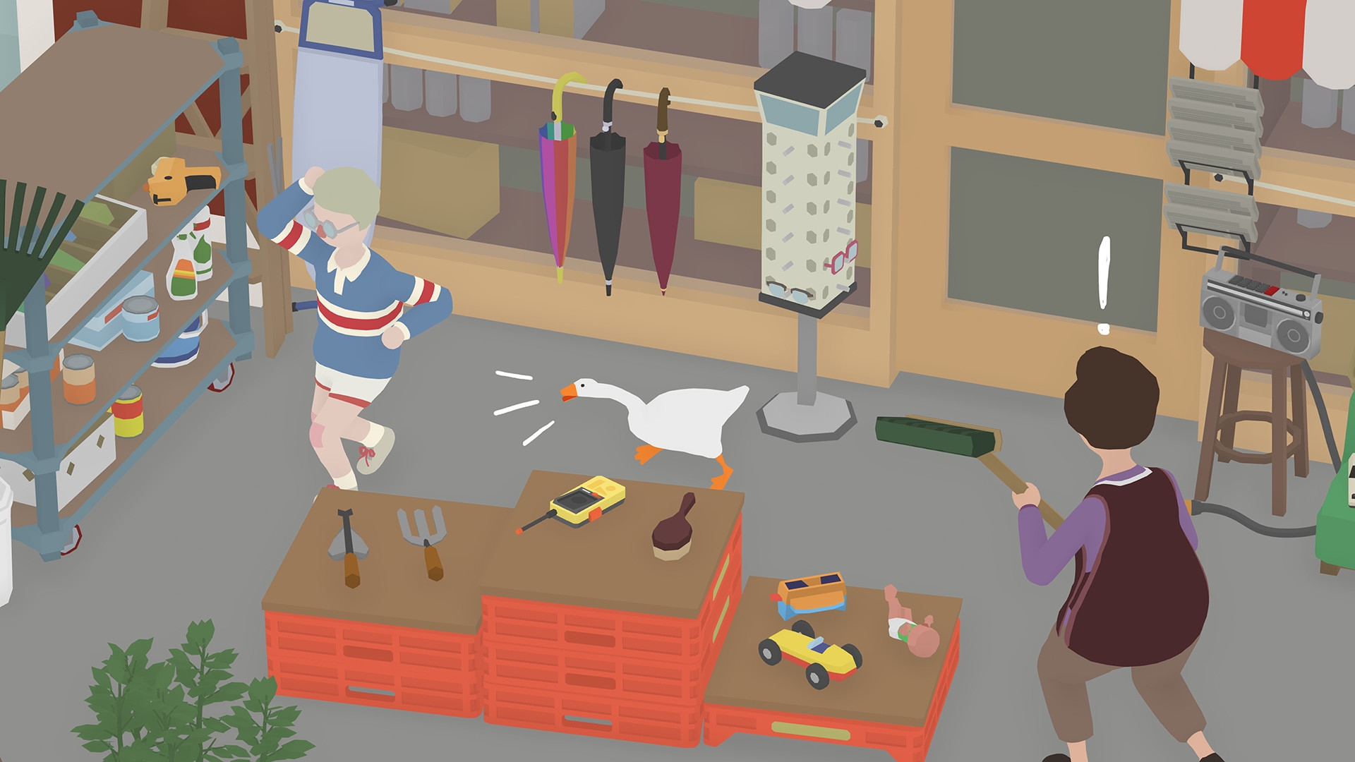 Скриншот из игры Untitled Goose Game под номером 3