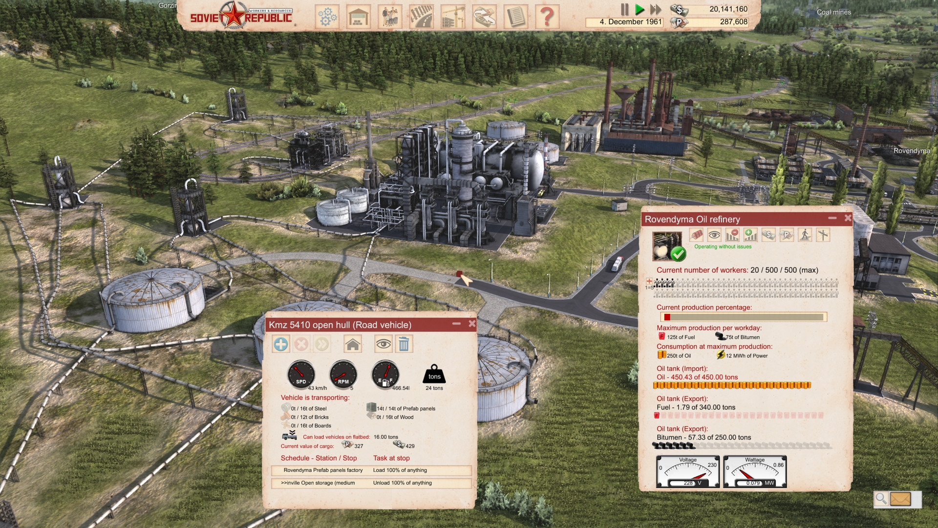 Скриншот из игры Workers & Resources: Soviet Republic под номером 14