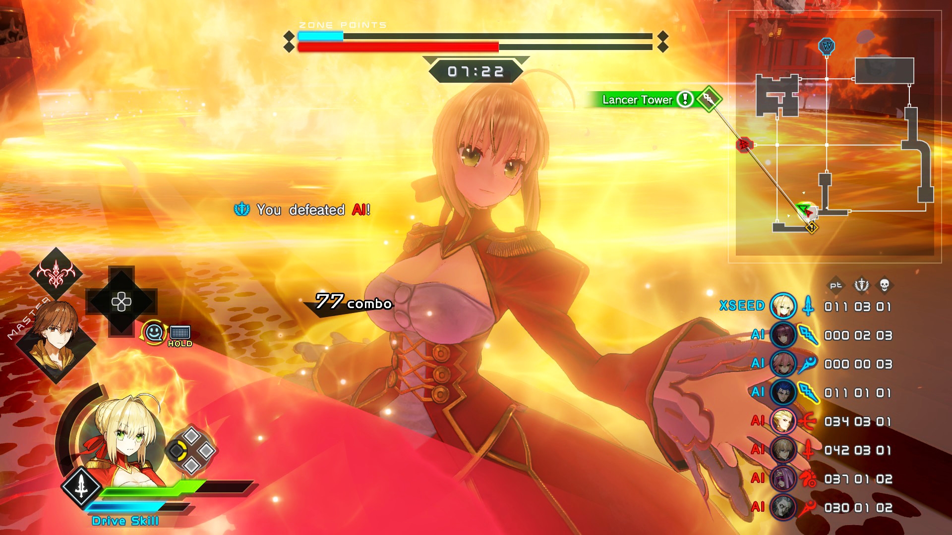 Скриншот из игры Fate/Extella Link под номером 2