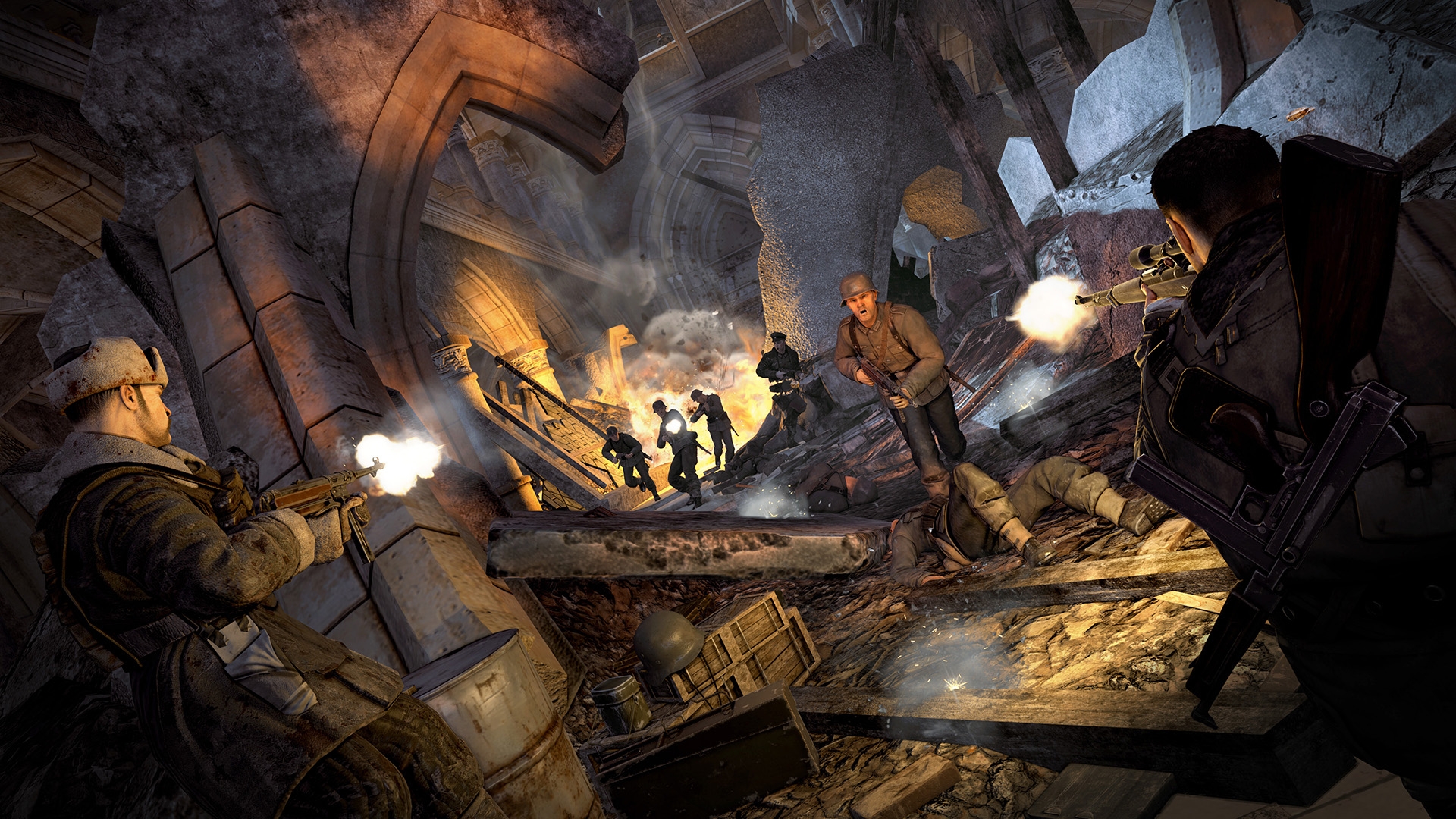 Скриншот из игры Sniper Elite V2 Remastered под номером 6