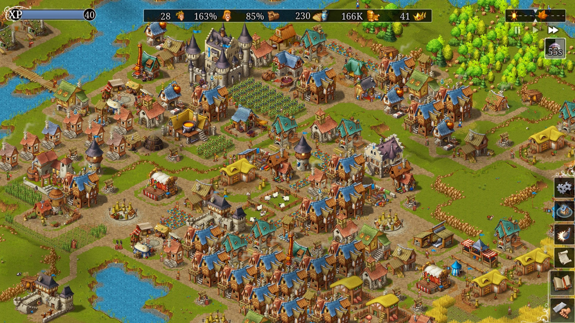 Скриншот из игры Townsmen - A Kingdom Rebuilt под номером 3
