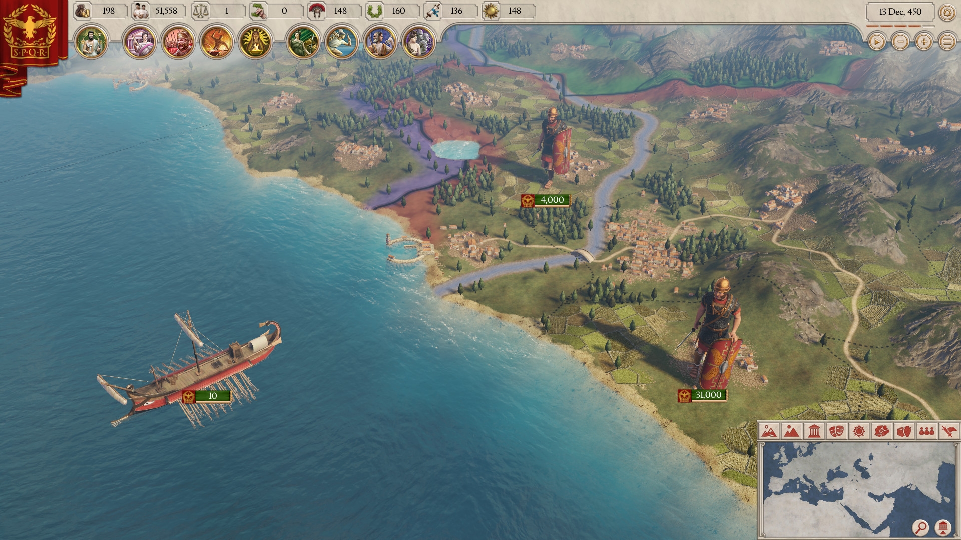 Скриншот из игры Imperator: Rome под номером 2