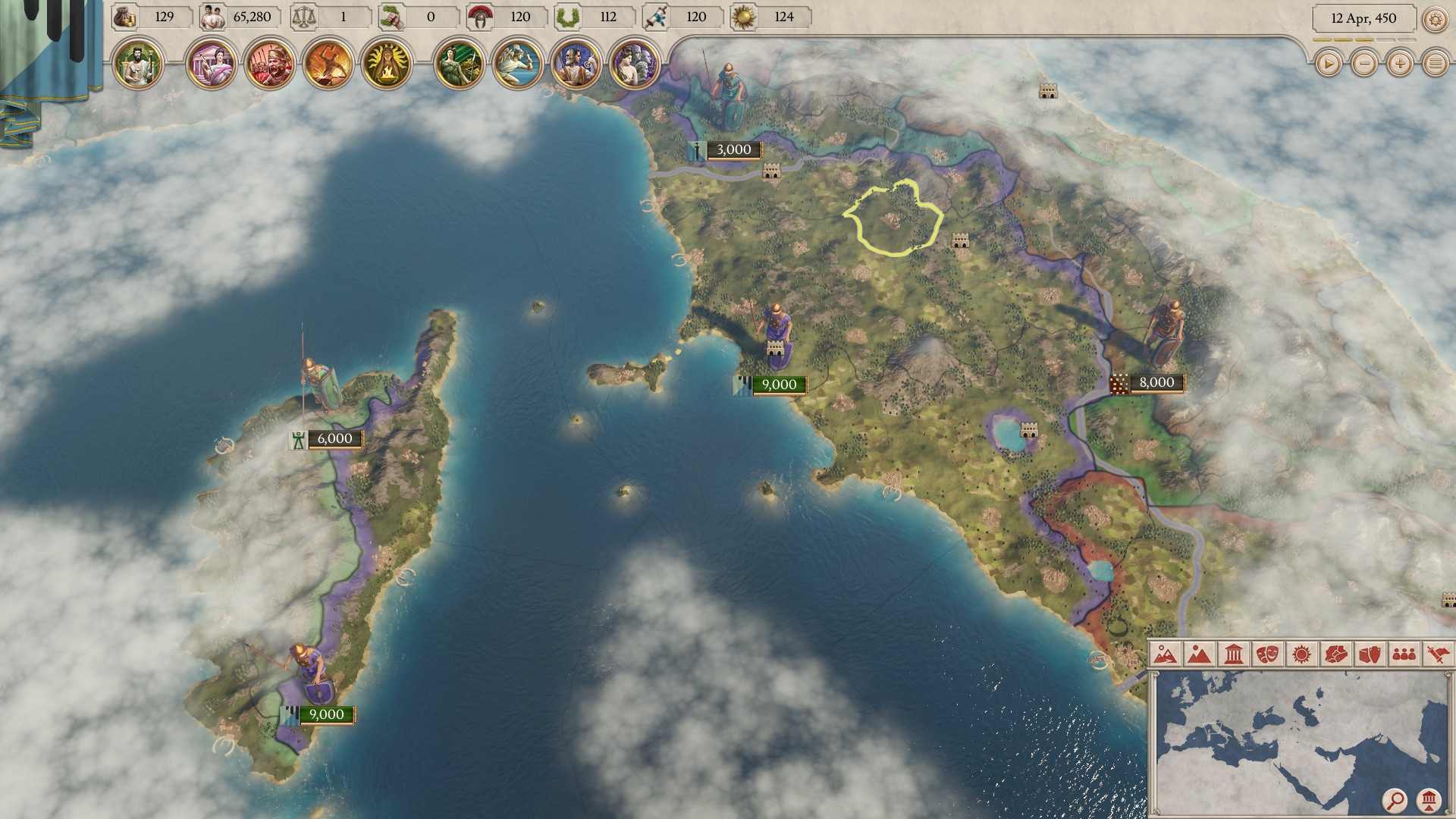 Скриншот из игры Imperator: Rome под номером 4