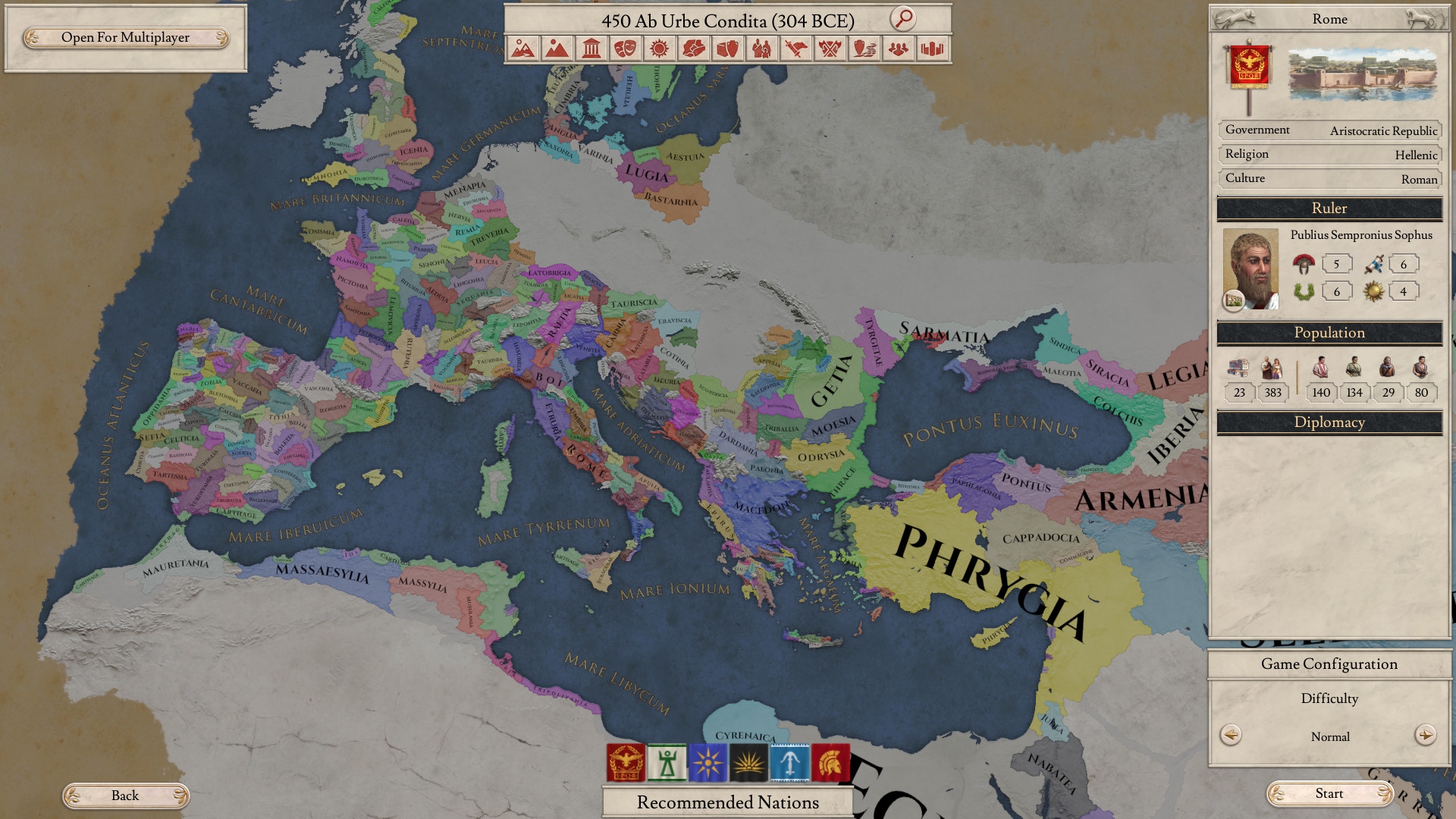 Скриншот из игры Imperator: Rome под номером 6