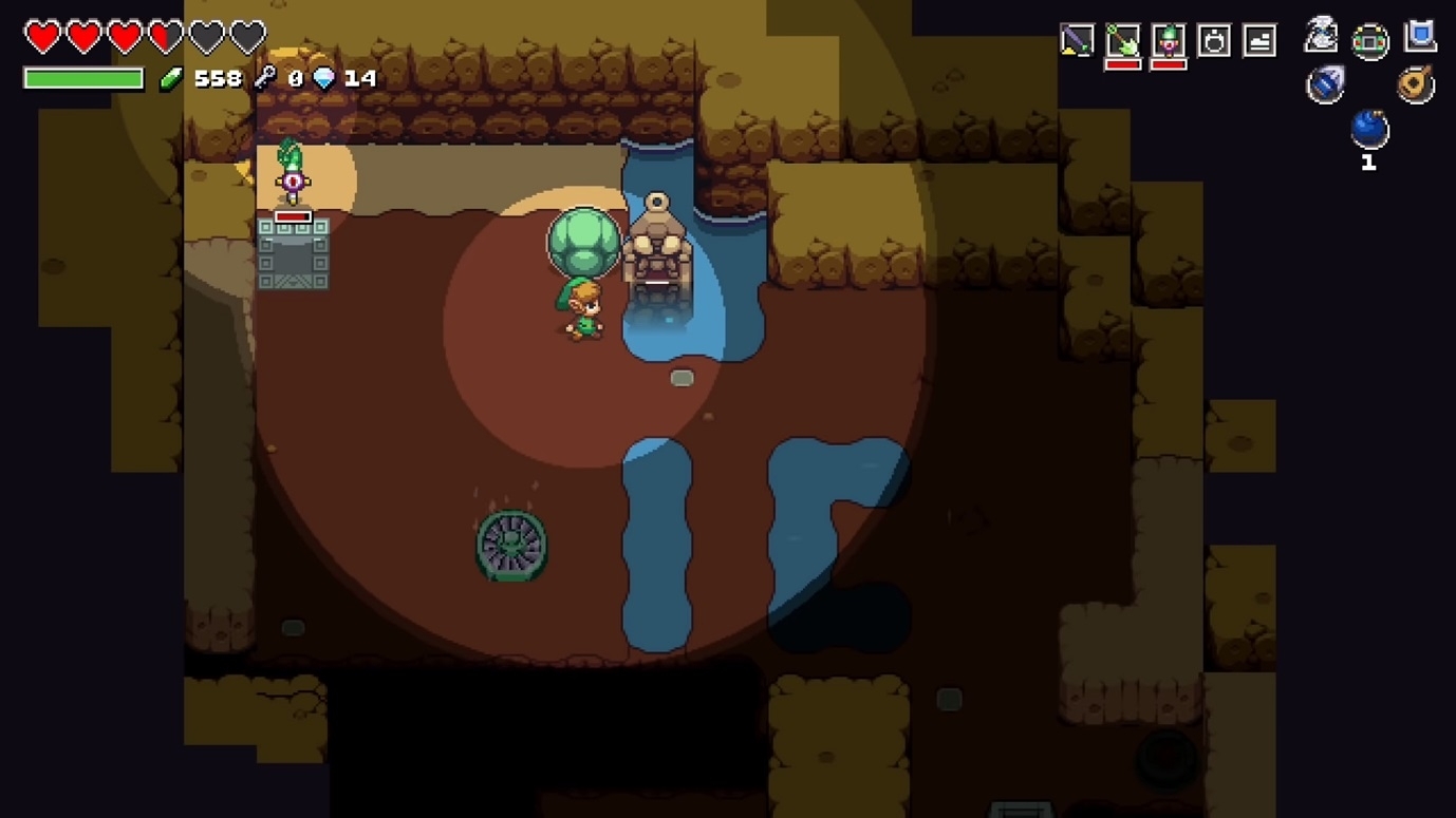 Скриншот из игры Cadence of Hyrule: Crypt of the NecroDancer featuring The Legend of Zelda под номером 2