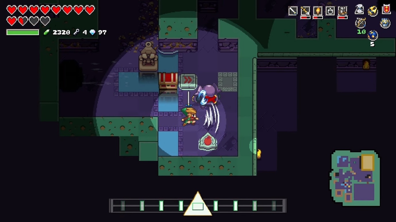 Скриншот из игры Cadence of Hyrule: Crypt of the NecroDancer featuring The Legend of Zelda под номером 4