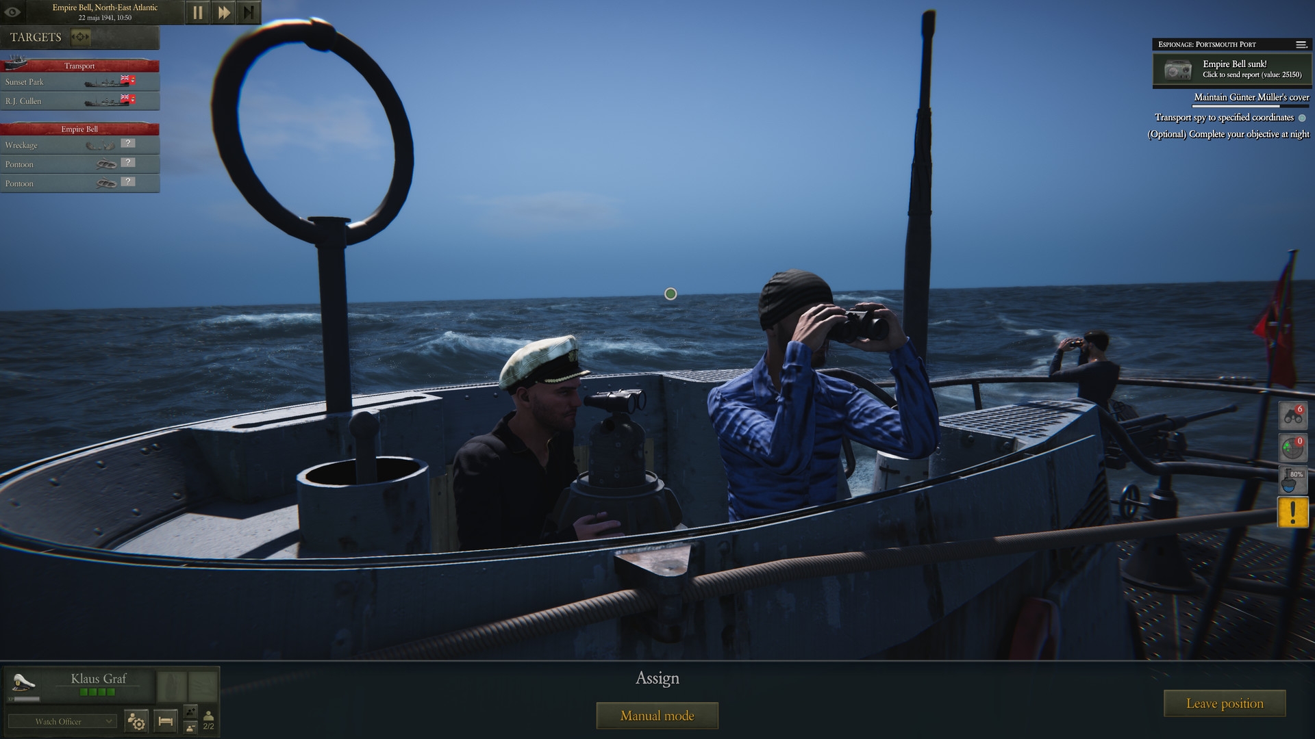 Скриншот из игры Uboat под номером 11