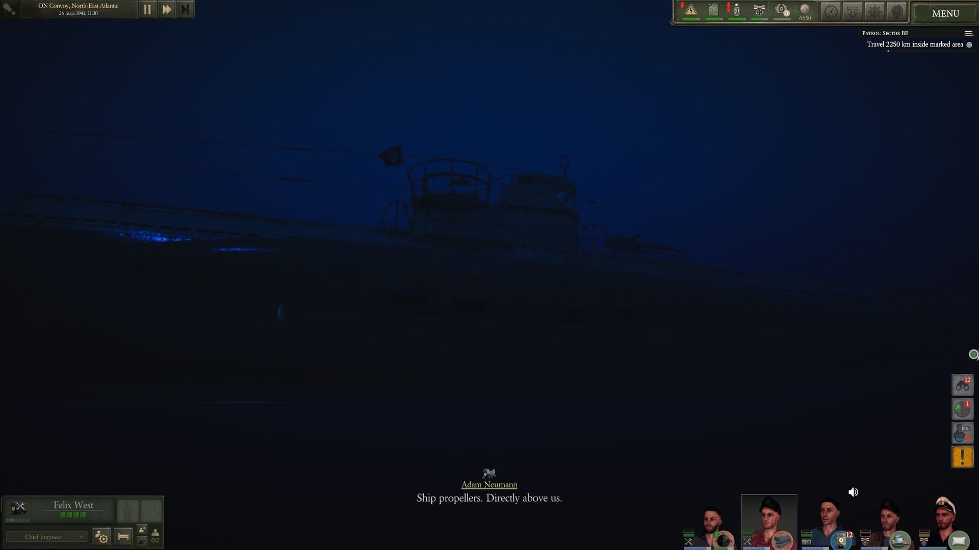 Скриншот из игры Uboat под номером 23