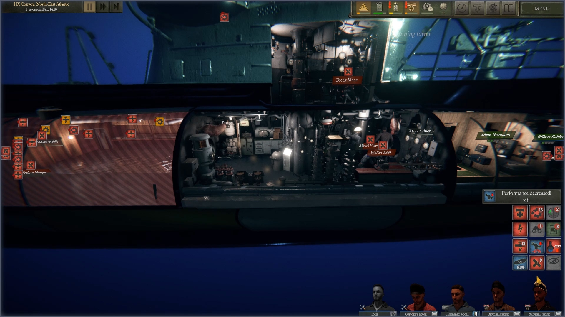 Скриншот из игры Uboat под номером 4