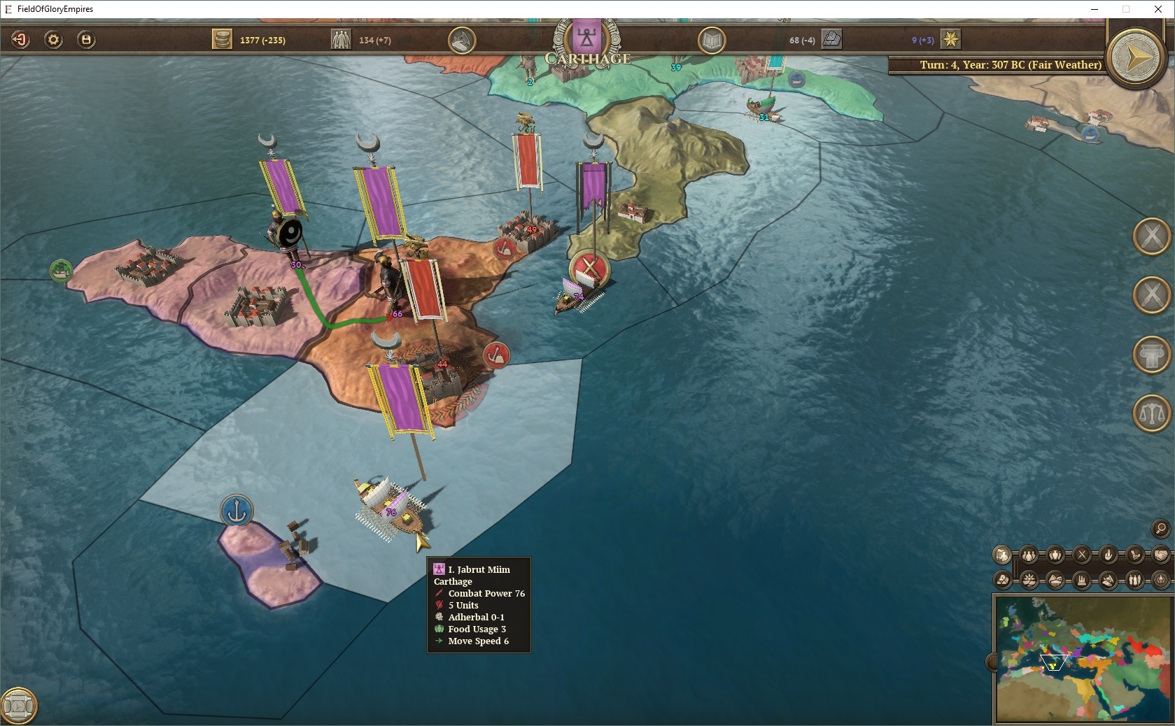 Скриншот из игры Field of Glory: Empires под номером 22