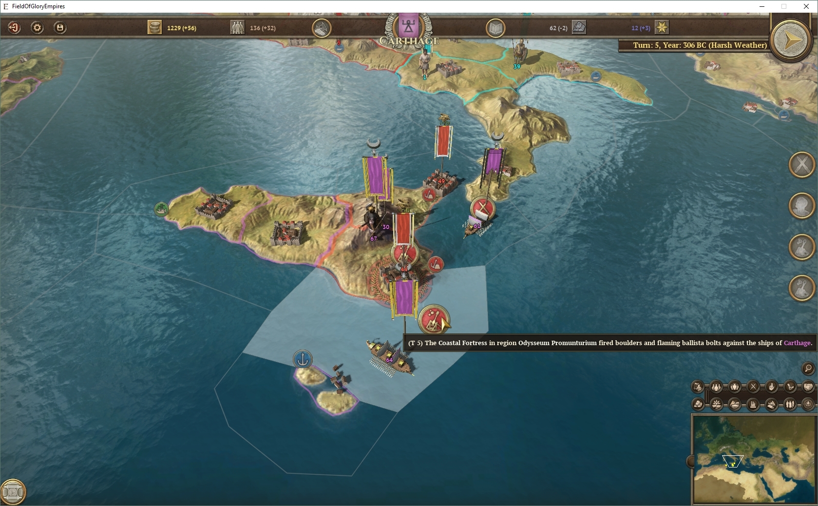 Скриншот из игры Field of Glory: Empires под номером 5
