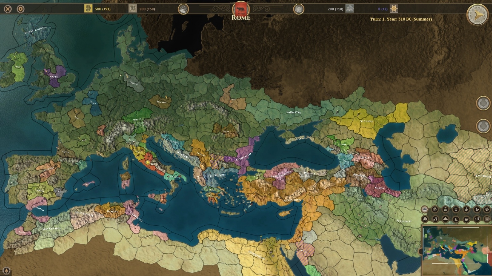 Скриншот из игры Field of Glory: Empires под номером 6