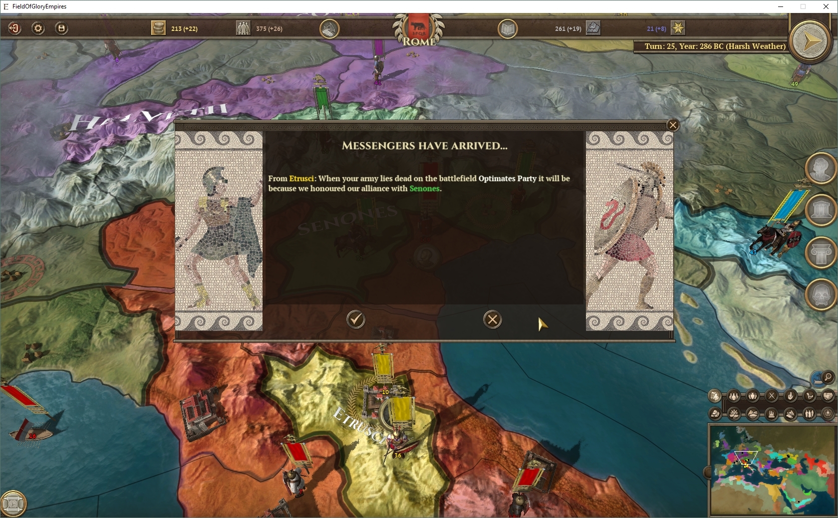 Скриншот из игры Field of Glory: Empires под номером 8