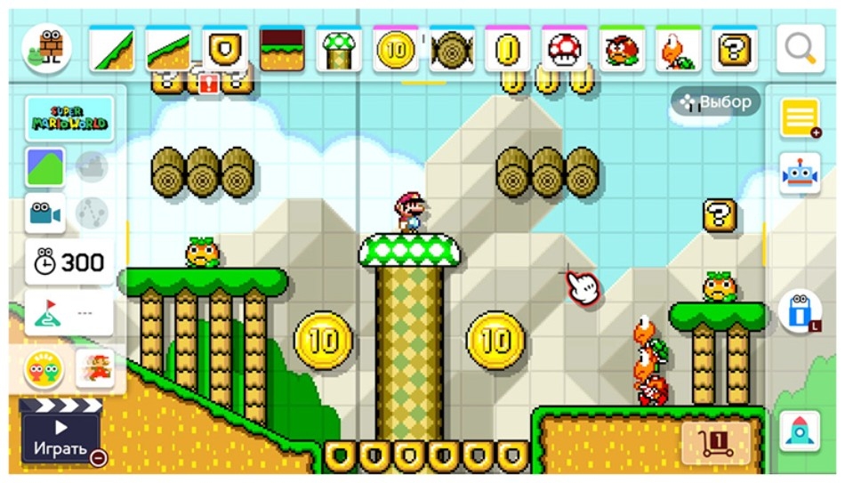 Скриншот из игры Super Mario Maker 2 под номером 2