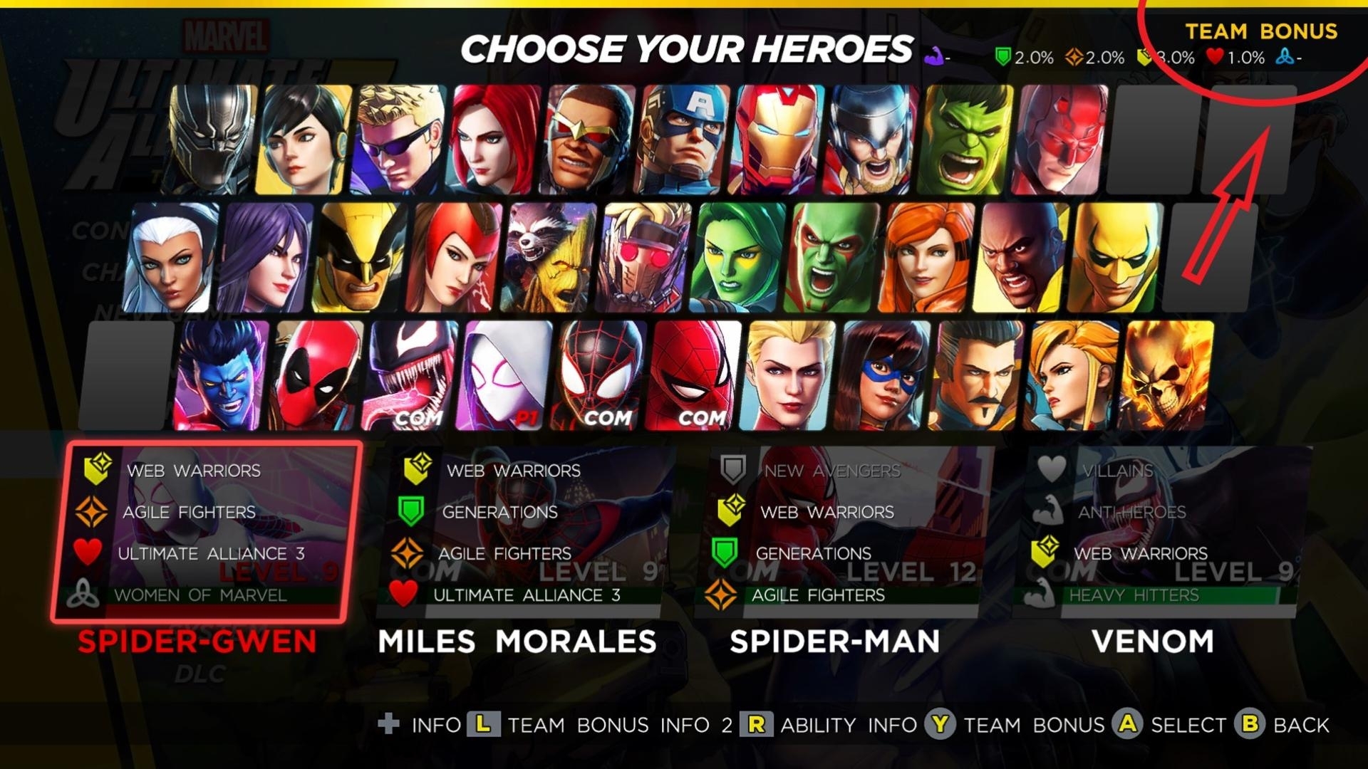Скриншот из игры Marvel Ultimate Alliance 3: The Black Order под номером 3