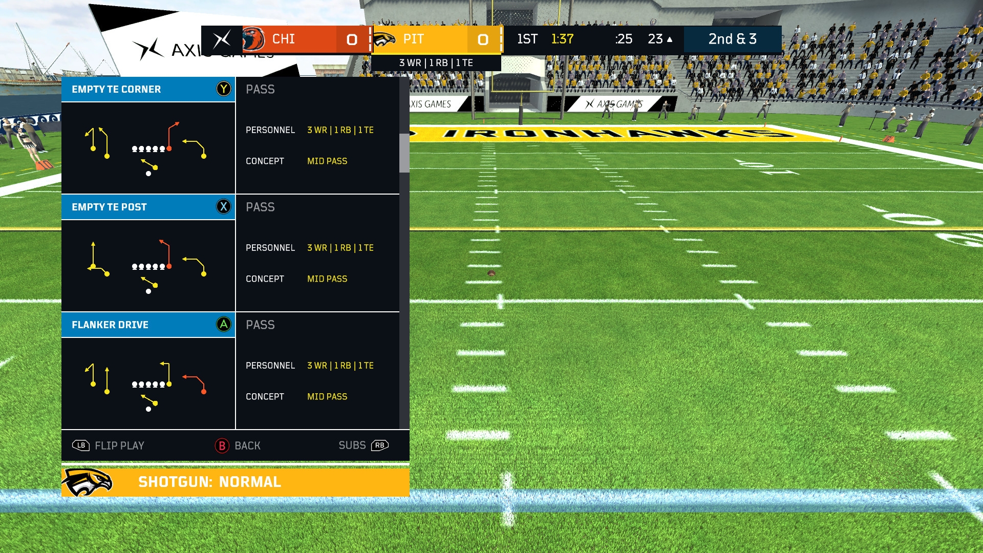 Скриншот из игры Axis Football 2018 под номером 16