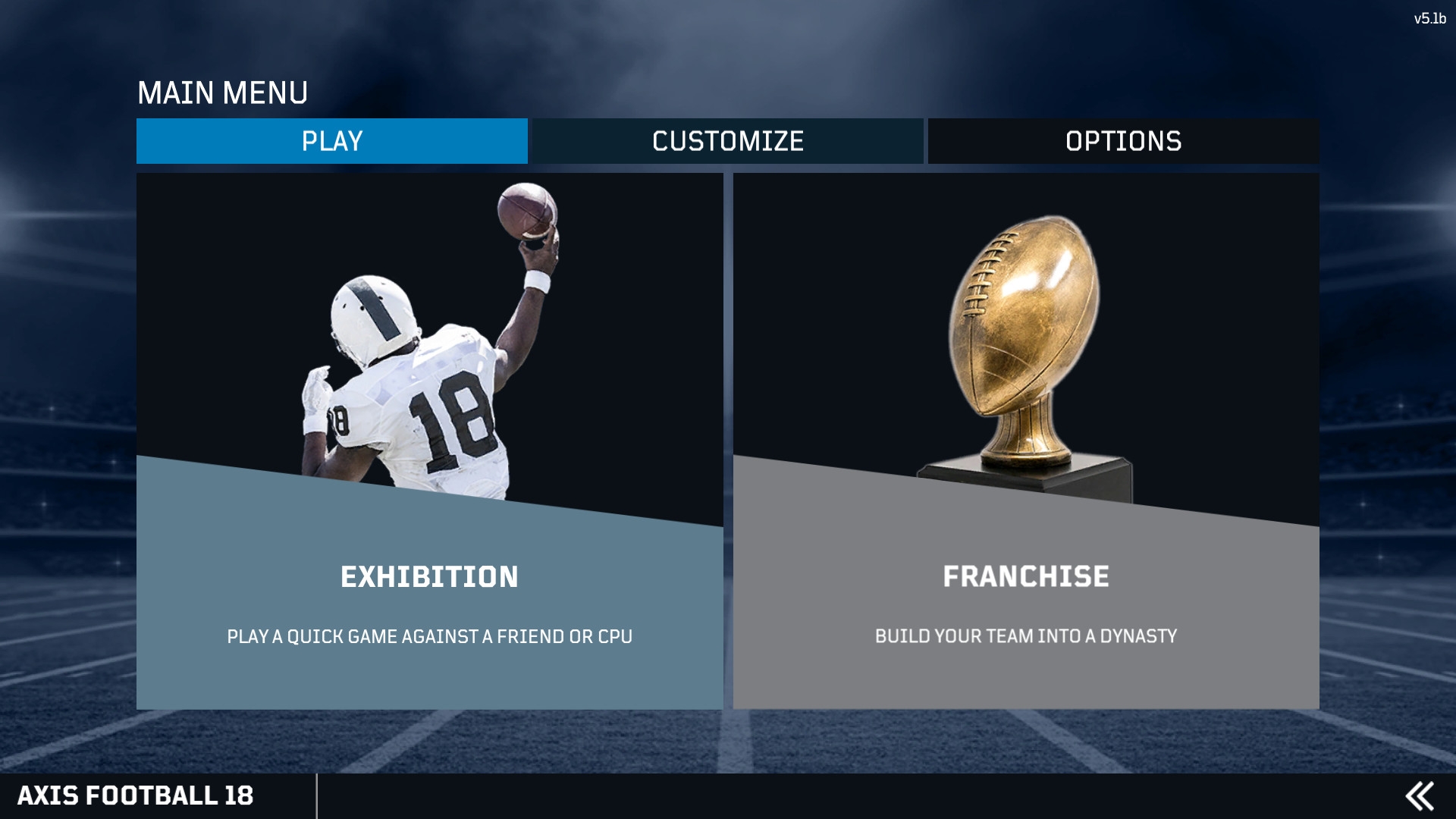 Скриншот из игры Axis Football 2018 под номером 38