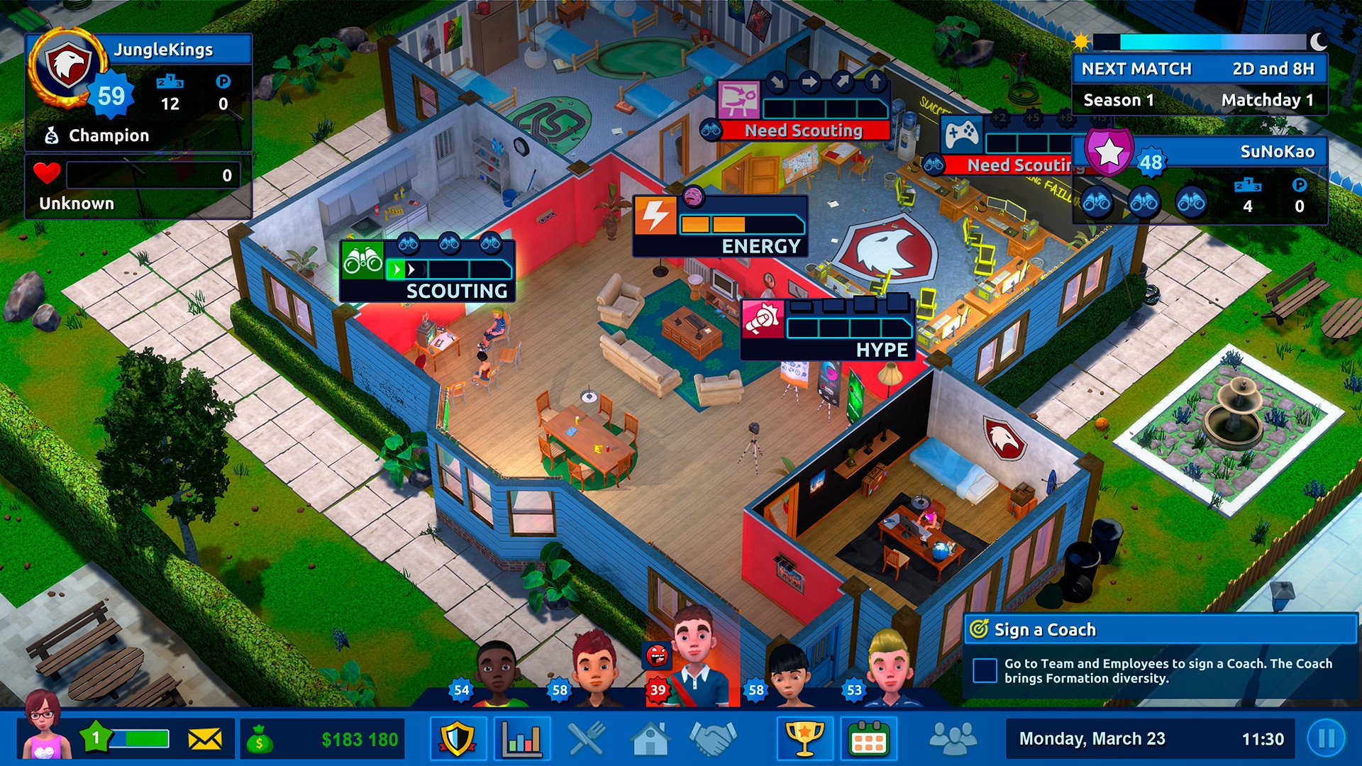 Скриншот из игры Esports Life Tycoon под номером 2
