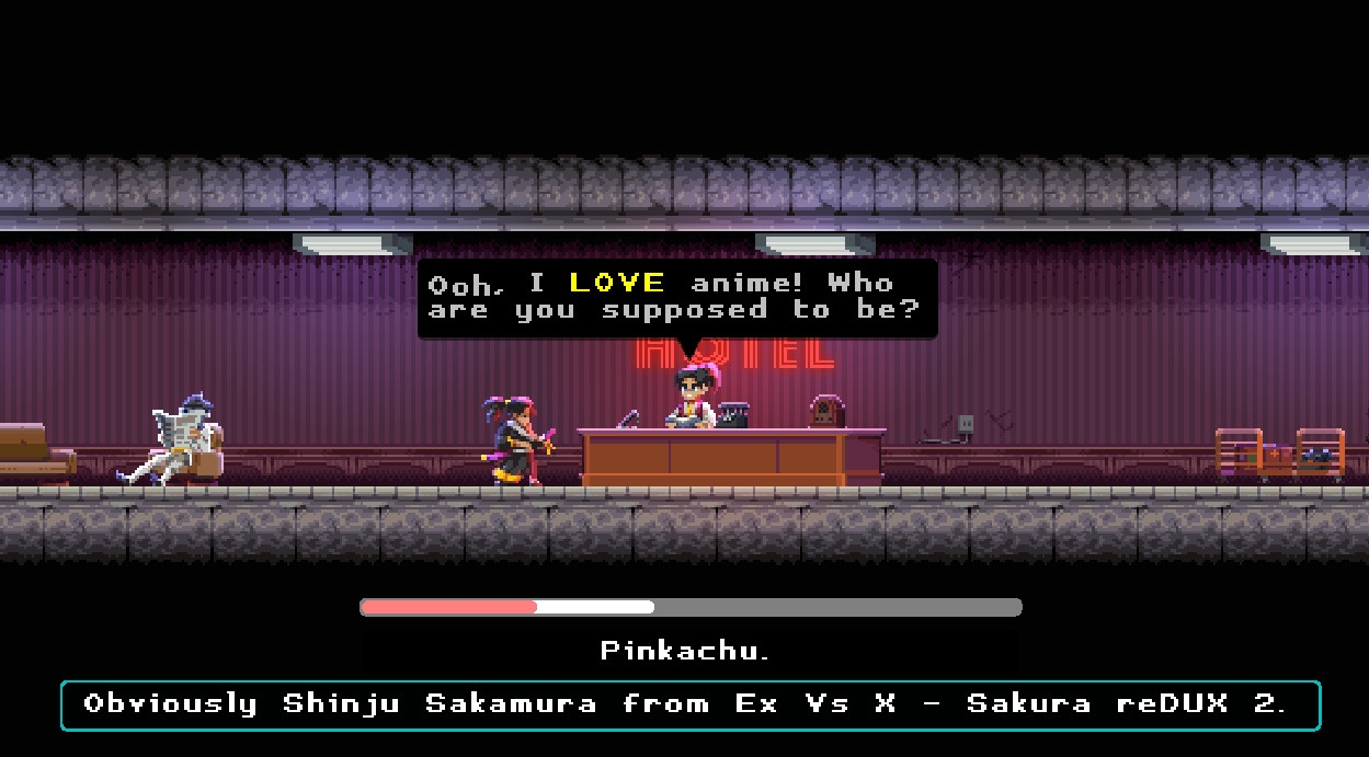 Скриншот из игры Katana Zero под номером 1