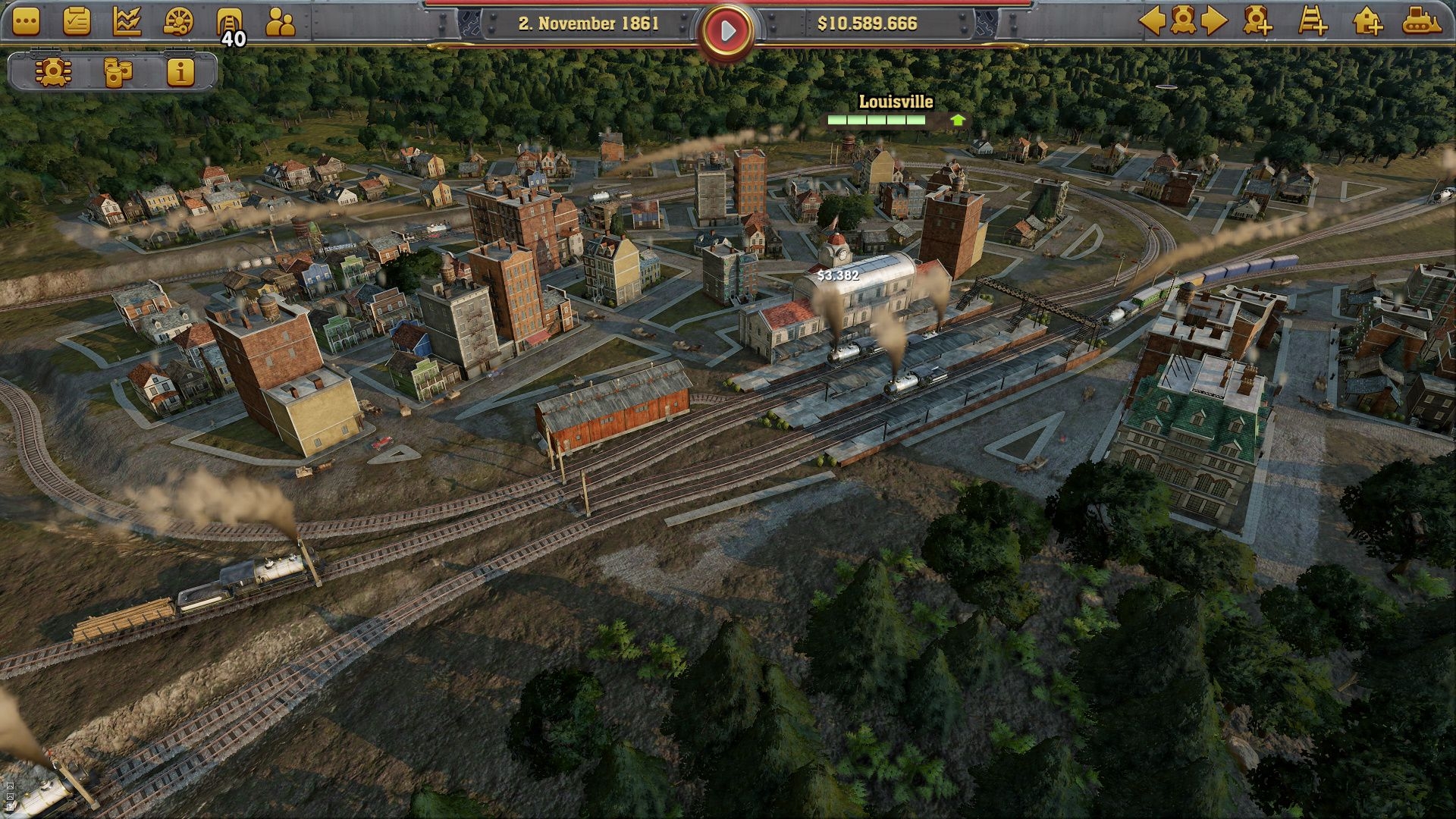 Скриншот из игры Railway Empire под номером 9