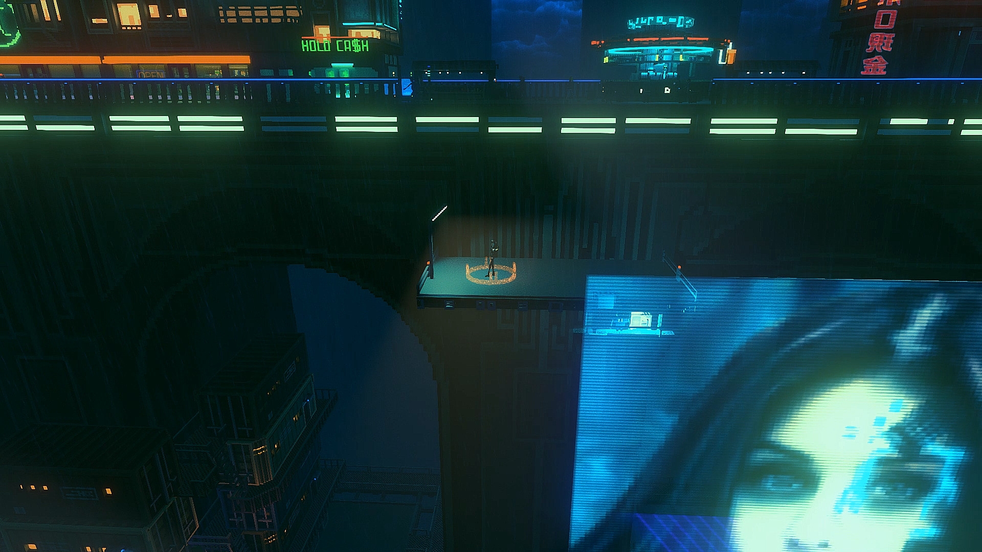 Скриншот из игры Cloudpunk под номером 10