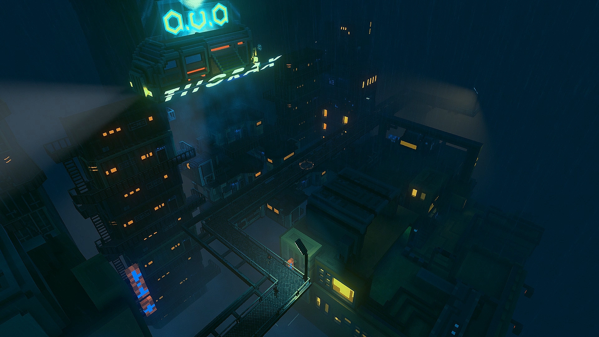 Скриншот из игры Cloudpunk под номером 3