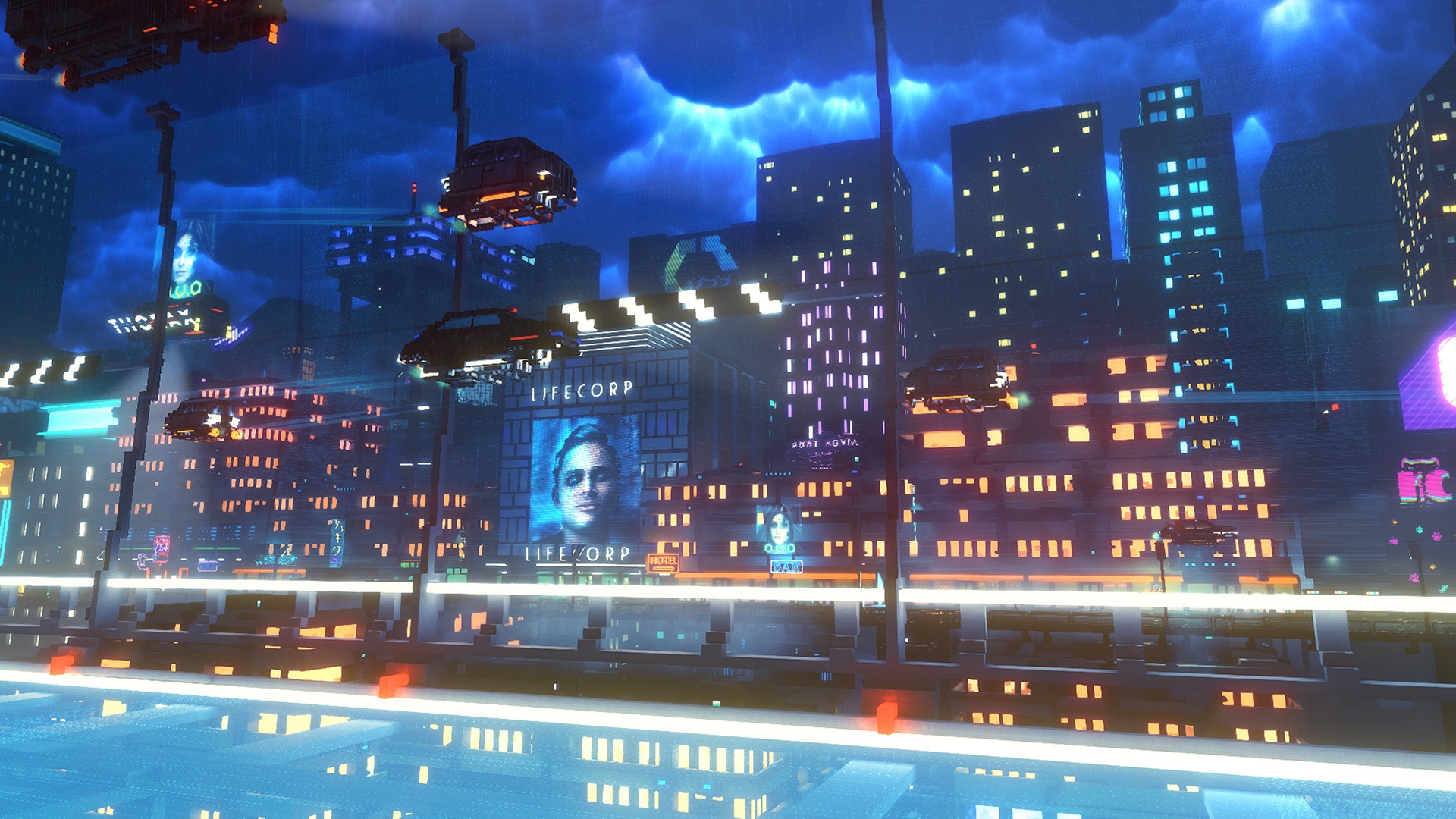 Скриншот из игры Cloudpunk под номером 9