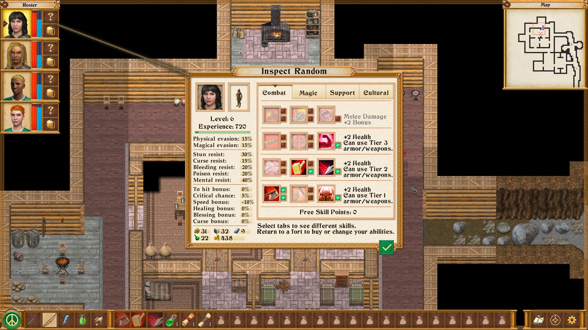 Скриншот из игры Queen
