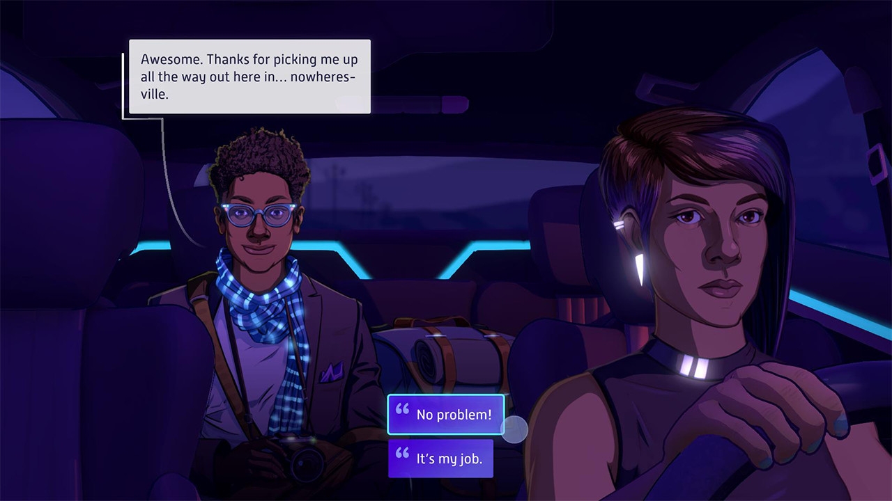 Скриншот из игры Neo Cab под номером 2