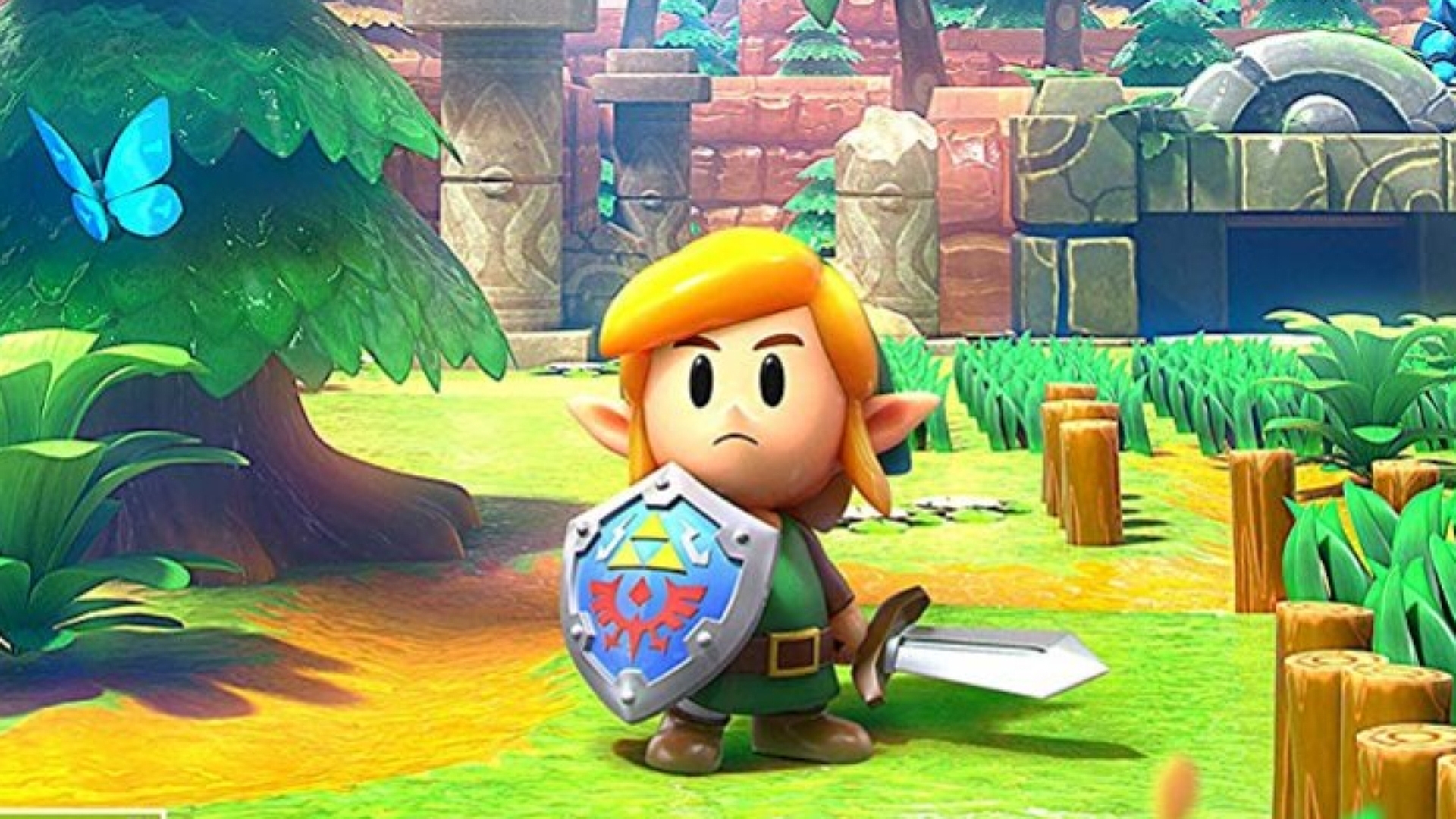 Скриншот из игры The Legend of Zelda: Link