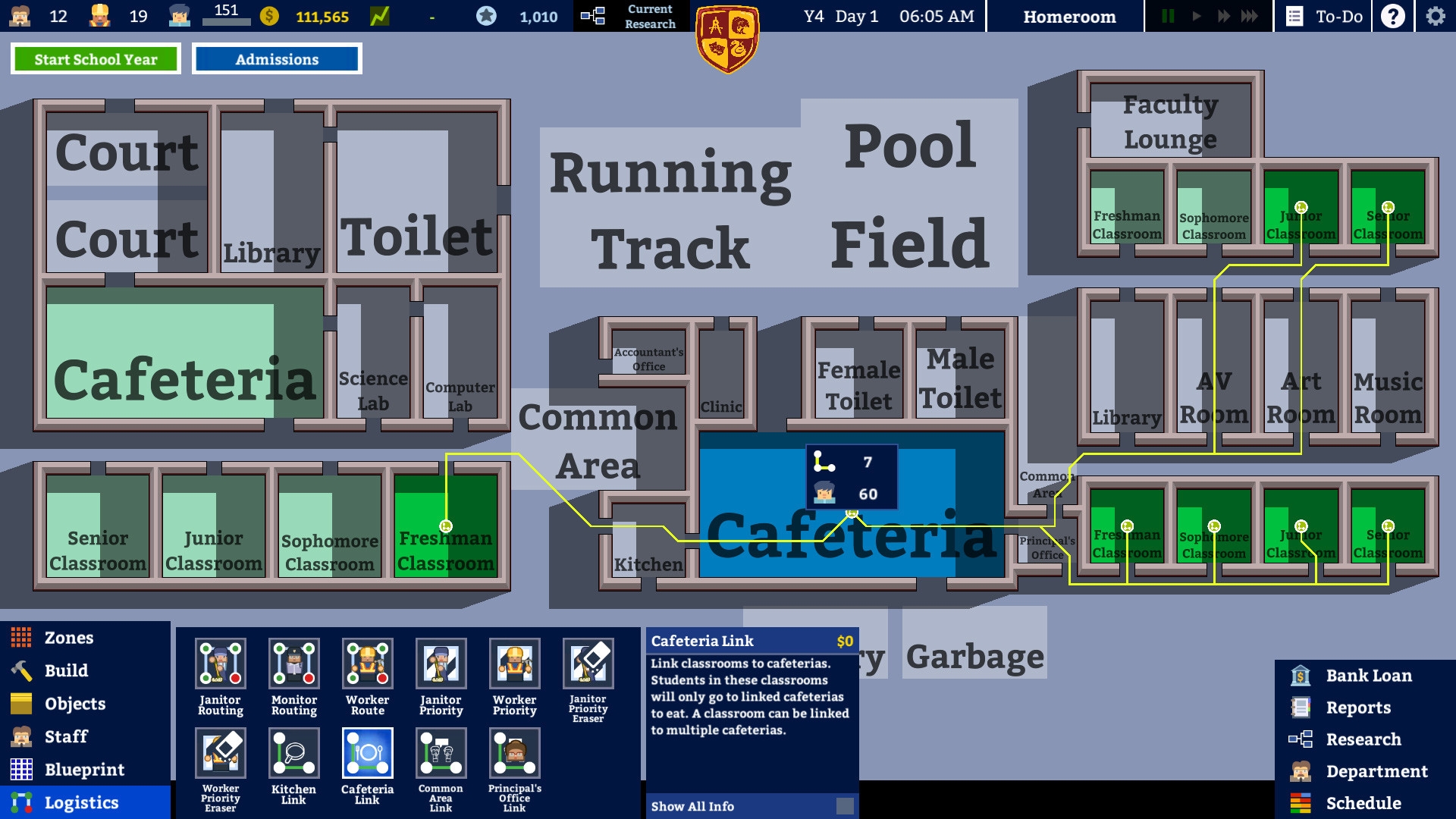 Скриншот из игры Academia: School Simulator под номером 6