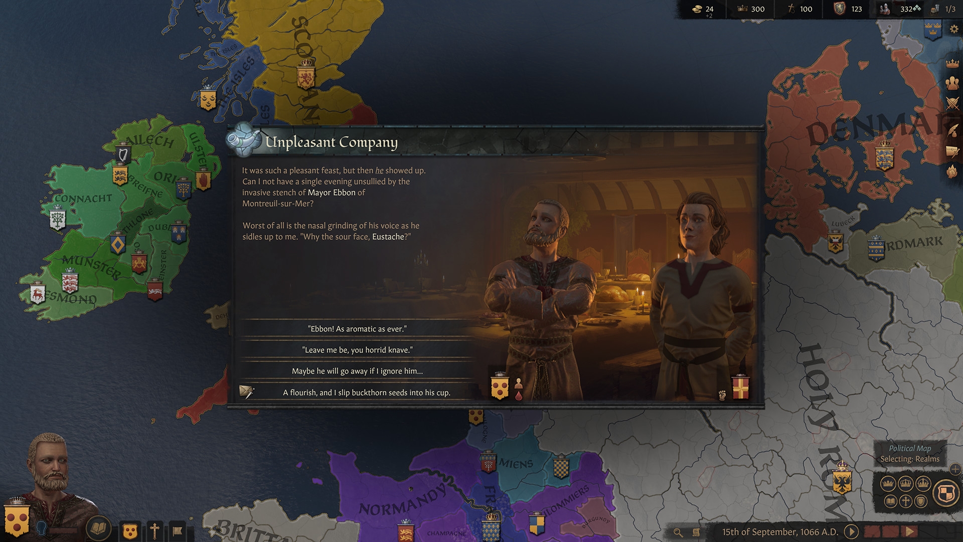 Скриншот из игры Crusader Kings III под номером 2